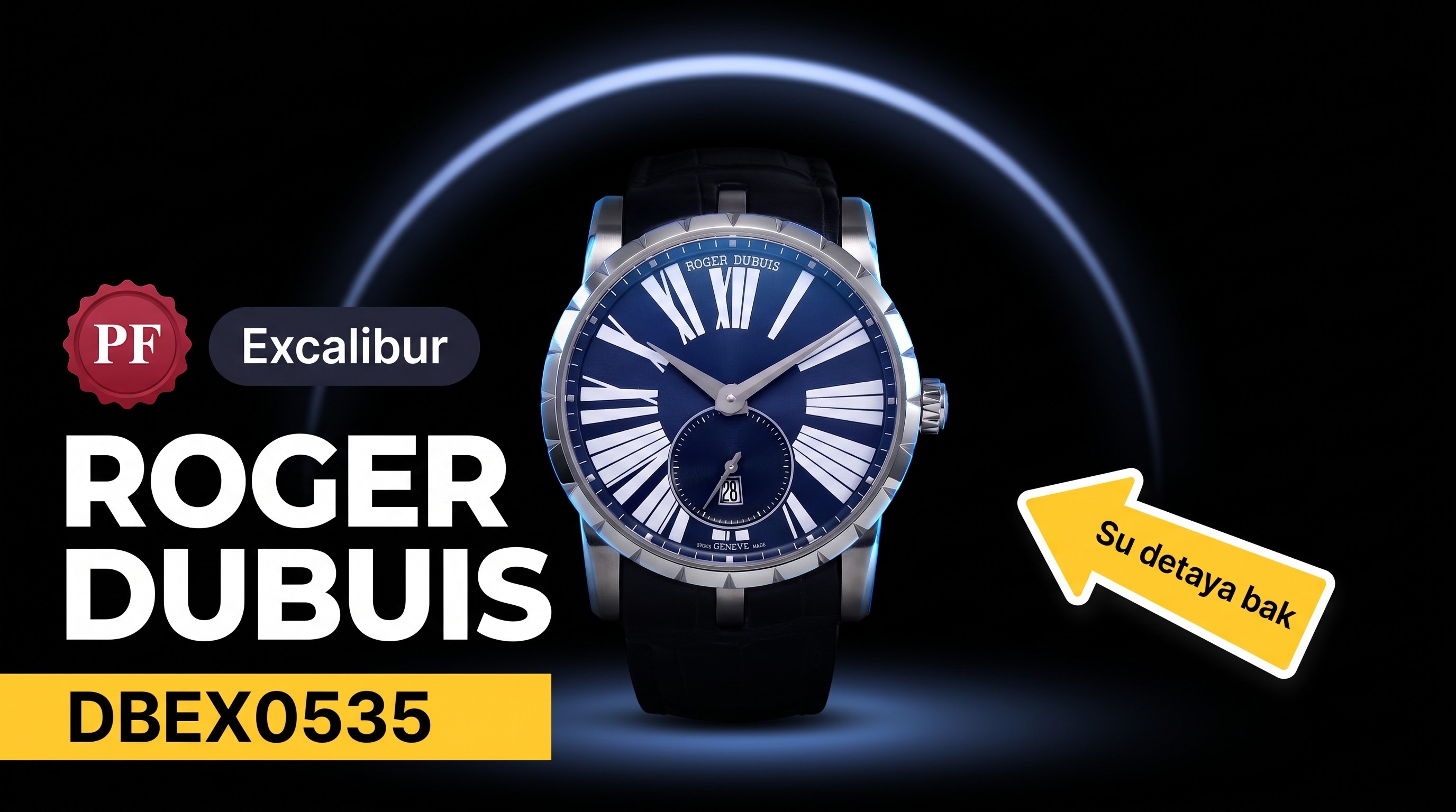 PF Factory Yeni Üretim Roger Dubuis EXCALIBUR (Excalibur Serisi) DBEX0535 Temel Seri Replika Saat Gerçek-Replika Karşılaştırması İncelemesi