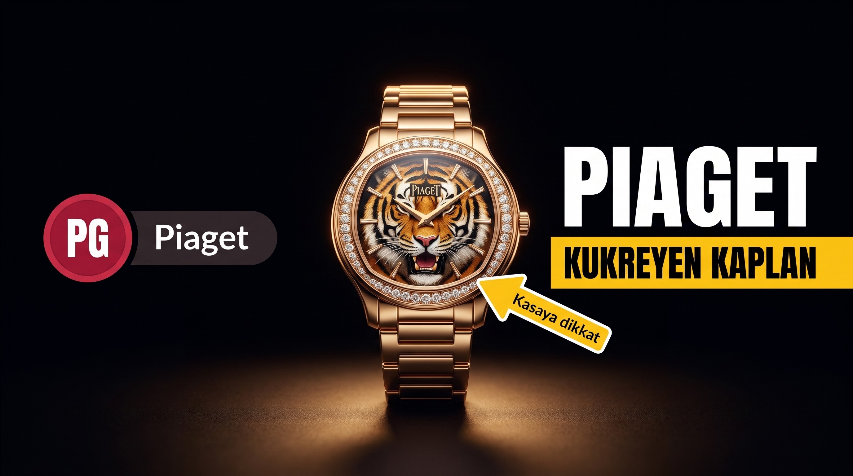 PG Factory Piaget 2022 (Kükreyen Kaplan) Kaplan Yılı Kol Saati