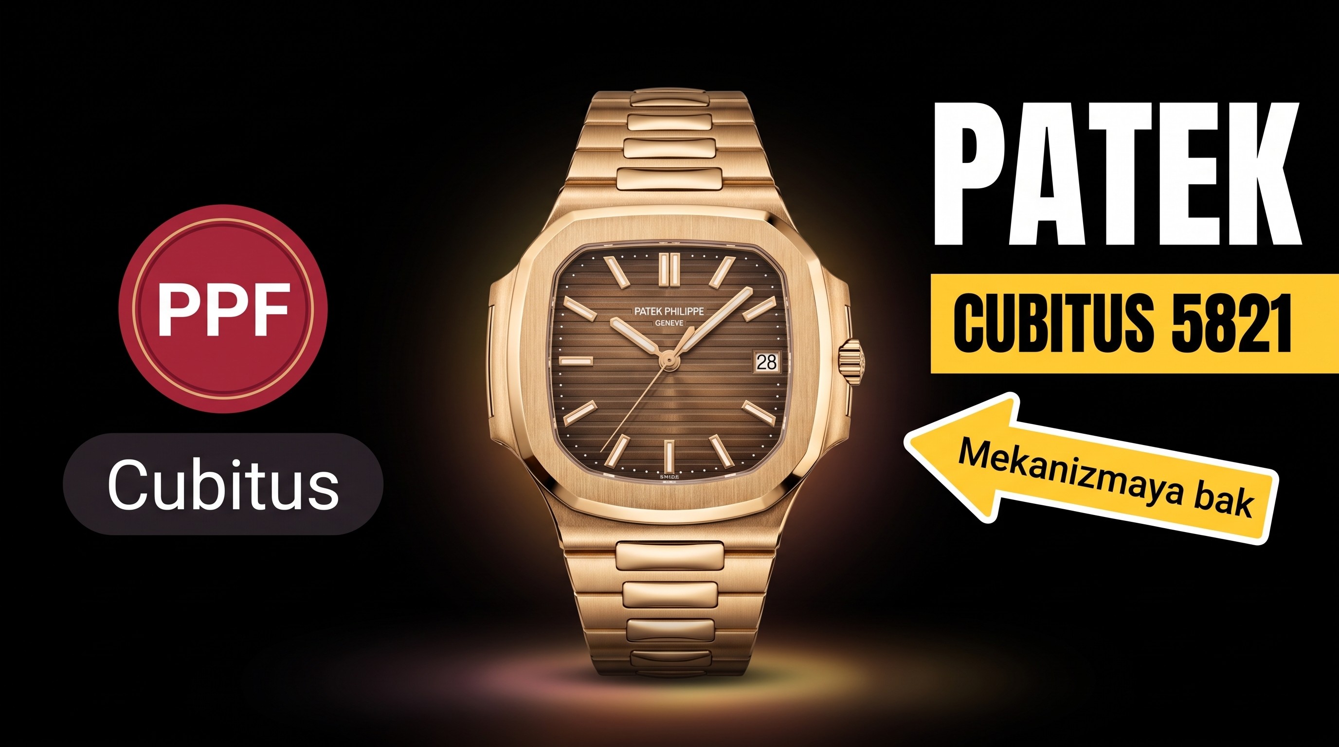 PPF Factory 2025'in zirve yapımı | Patek Philippe Cubitus 5821 "küçük televizyon", zarif spor saatlerde yeni bir çıta belirliyor