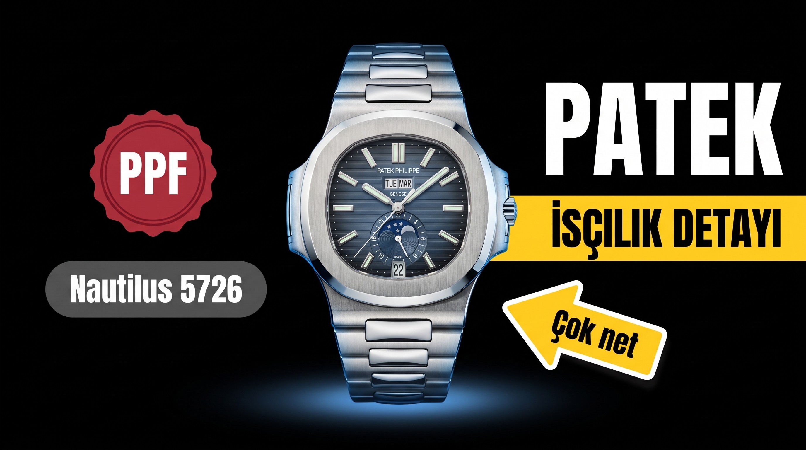 PPF Factory Patek Philippe 5726 Nautilus işçiliği nasıl? Orijinaline benzerliği ne kadar?