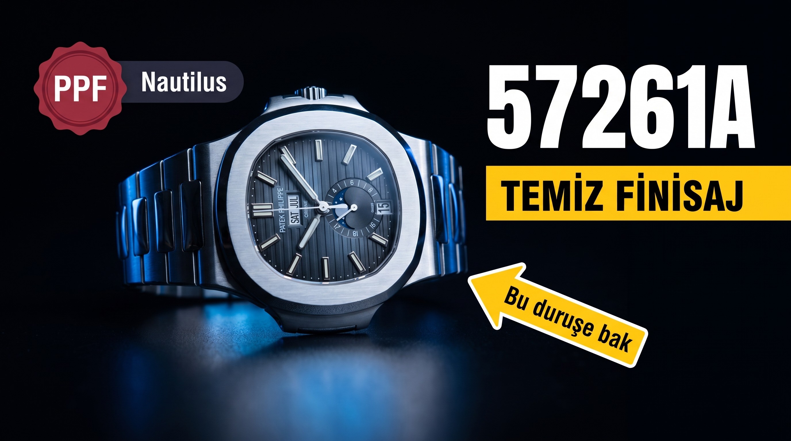 PPF Factory Patek Philippe 5726/1A-001 Nautilus nasıl bir saat?