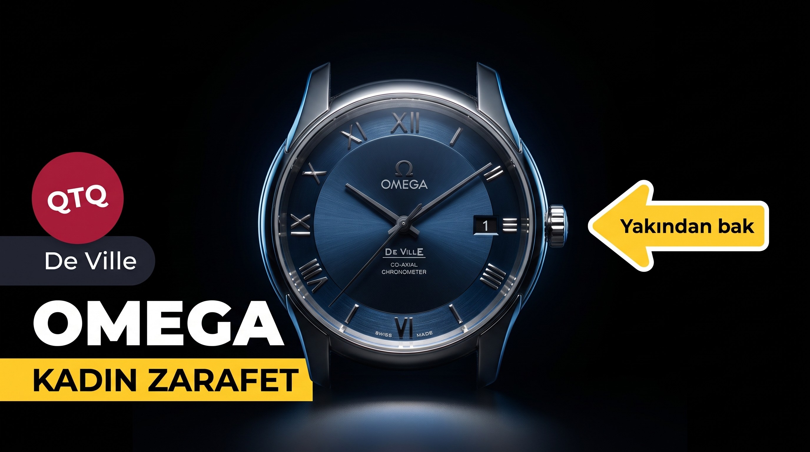 QTQ Factory Omega De Ville Kadın Kol Saati V2 Yükseltilmiş Sürüm No.4
