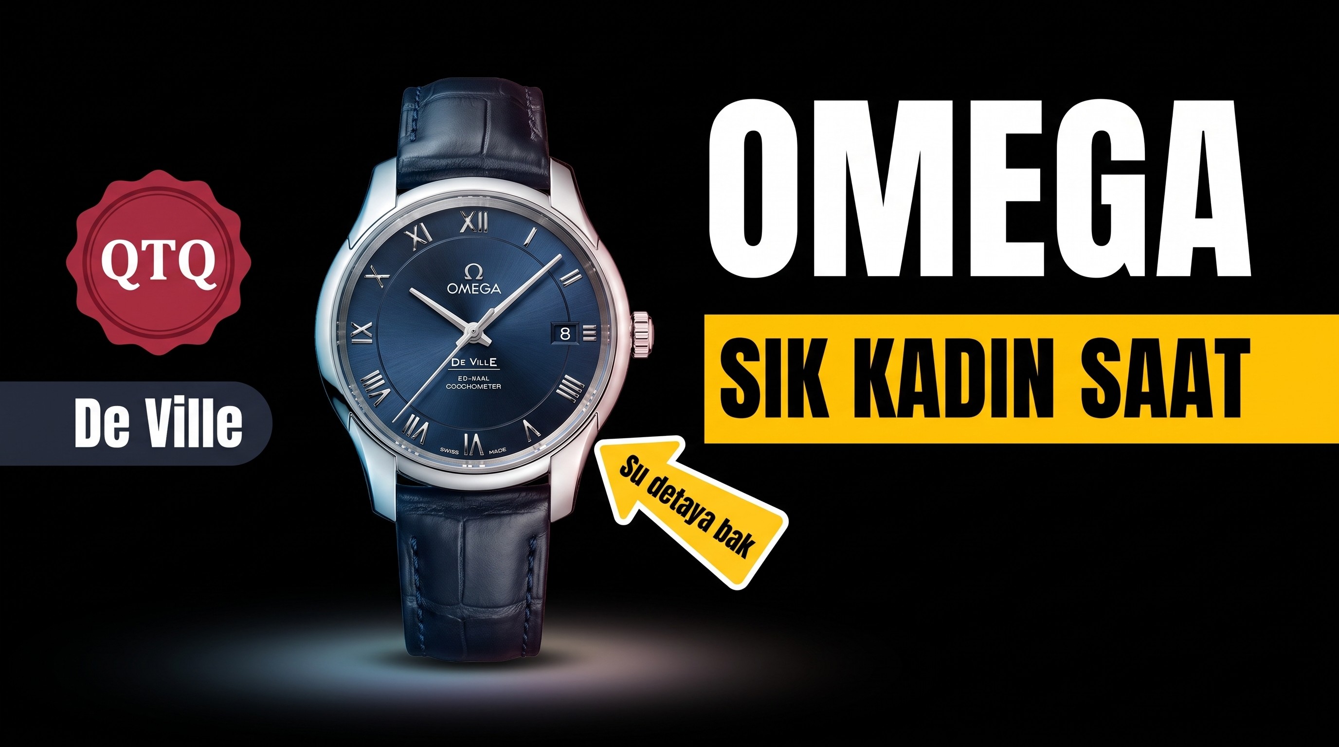 QTQ Factory Omega De Ville Kadın Kol Saati V2 Yükseltilmiş Sürüm