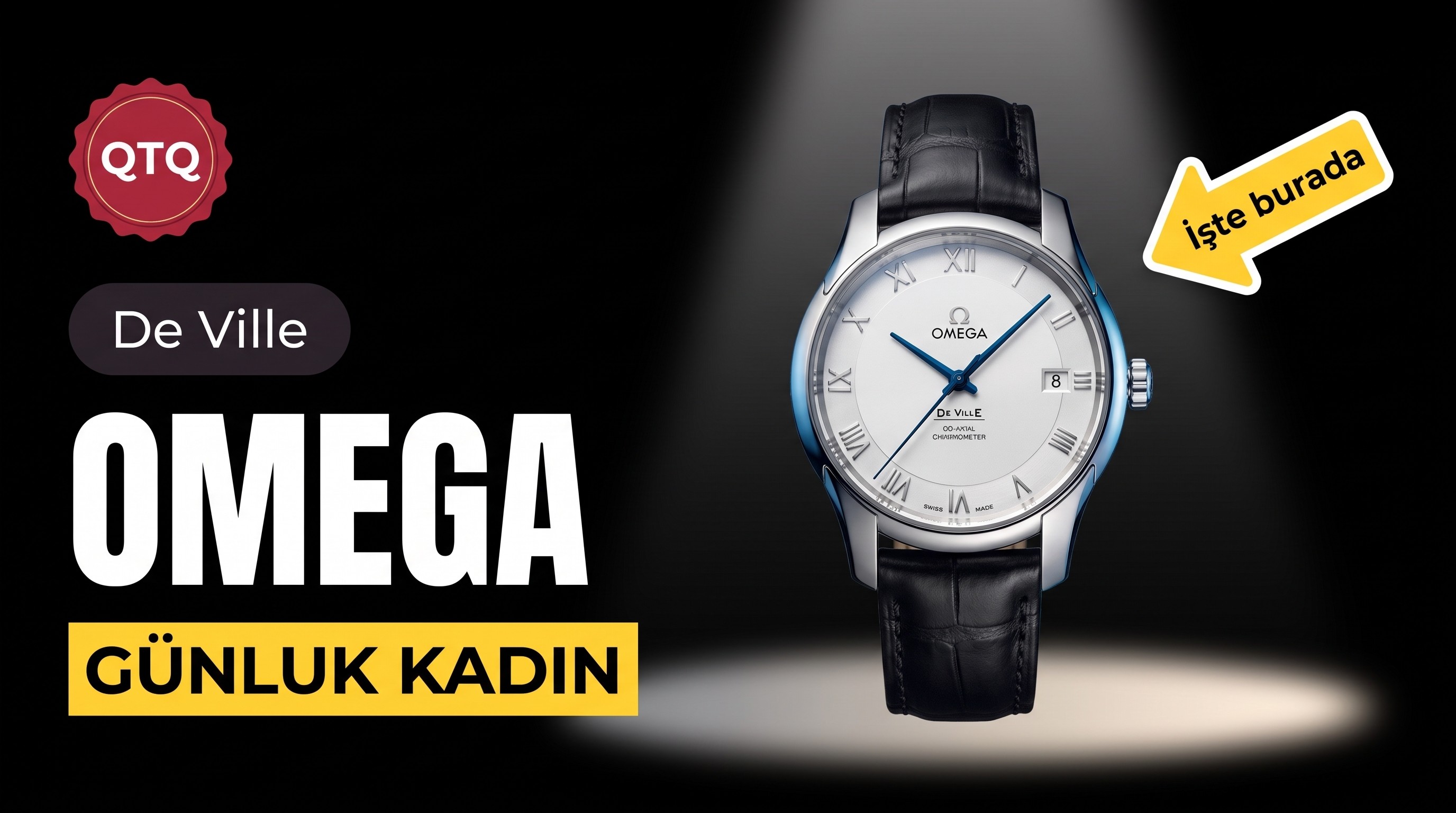 QTQ Factory Omega De Ville Kadın Kol Saati V2 Yükseltilmiş Versiyon