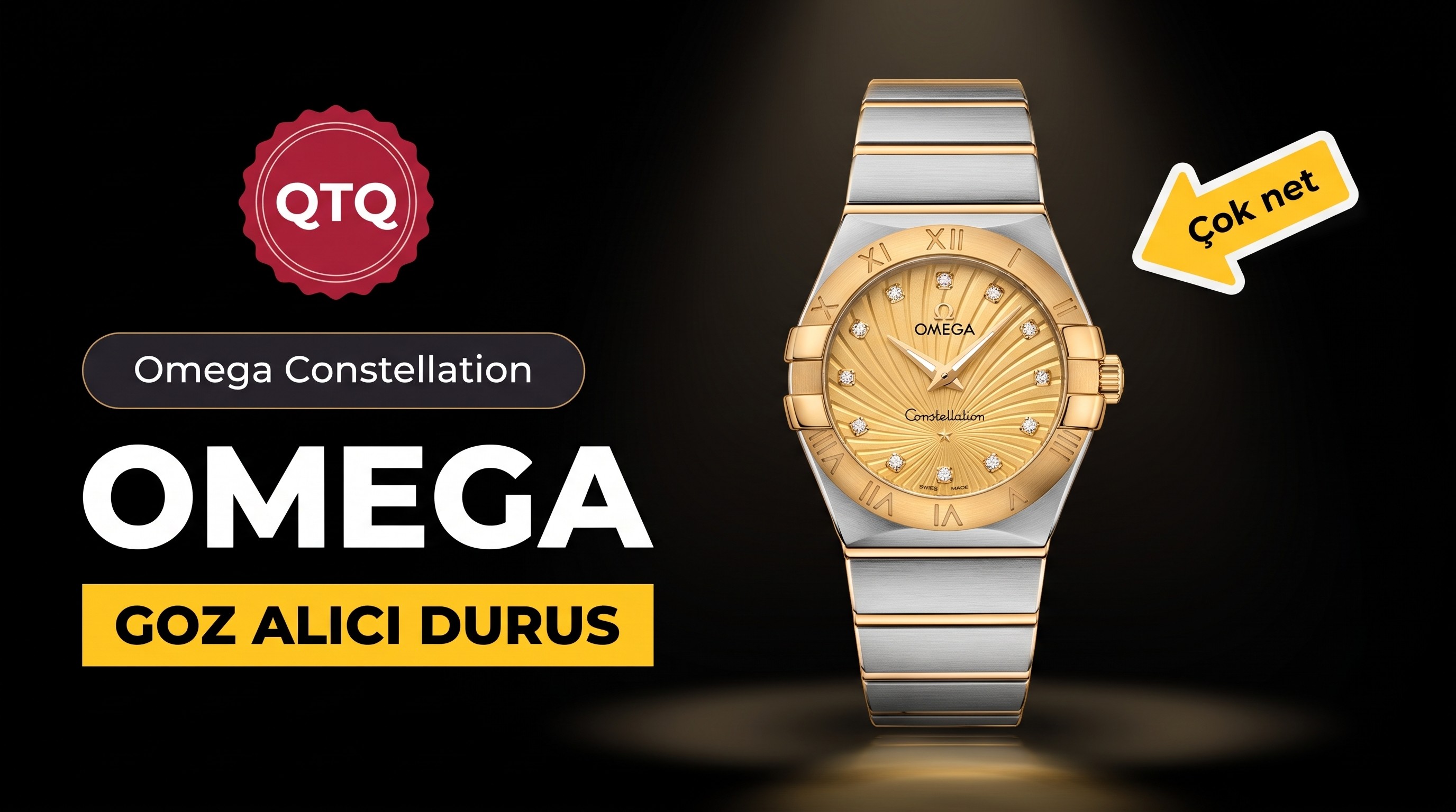 QTQ Factory Omega Xiaohongshu popüler modeli, dördüncü nesil Constellation ölümsüz klasik model