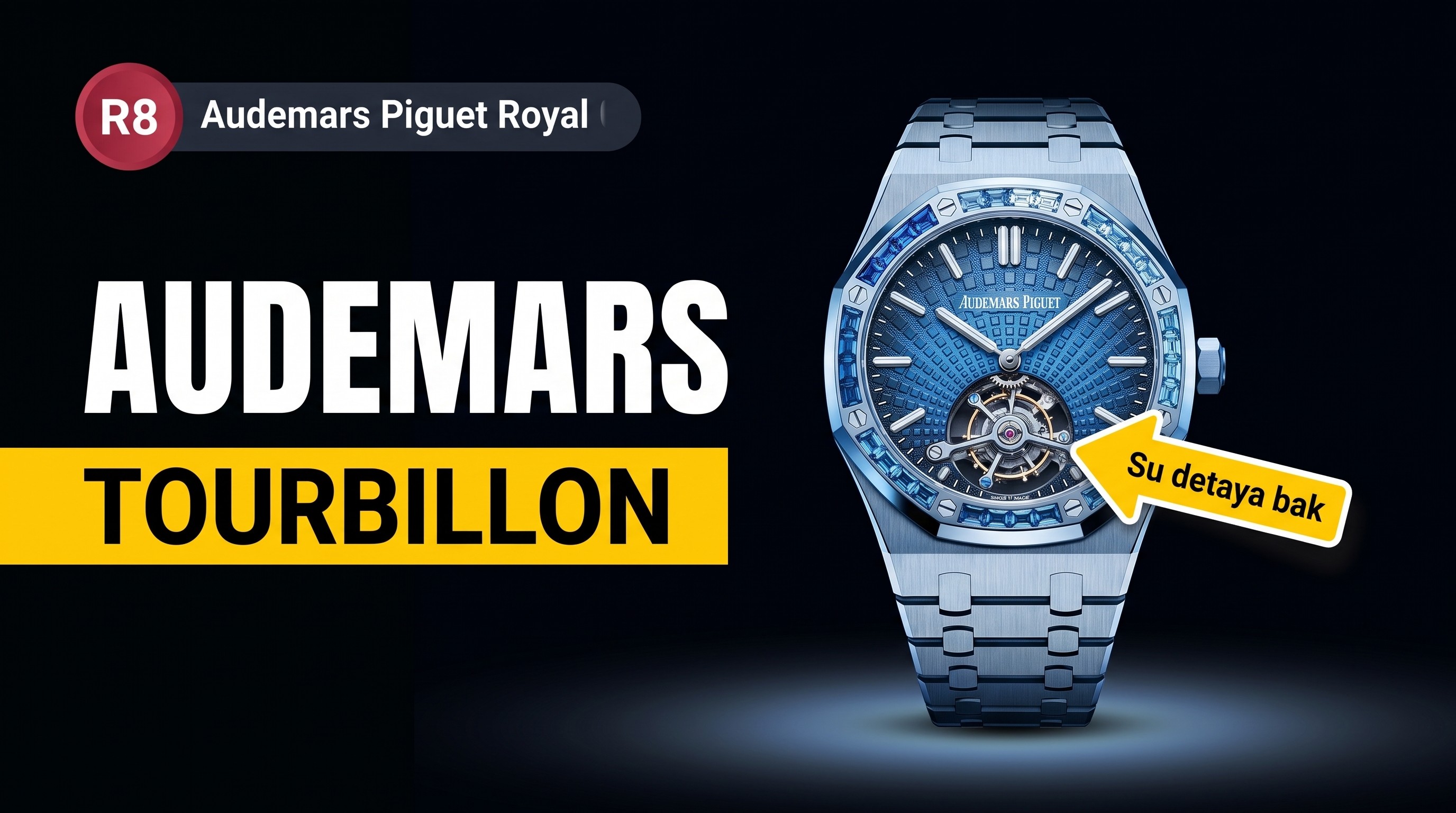 R8 Factory Audemars Piguet Royal Oak Serisi AP26521PT.YY.1220PT.01 (Tourbillon) V3 Versiyonu İnceleme