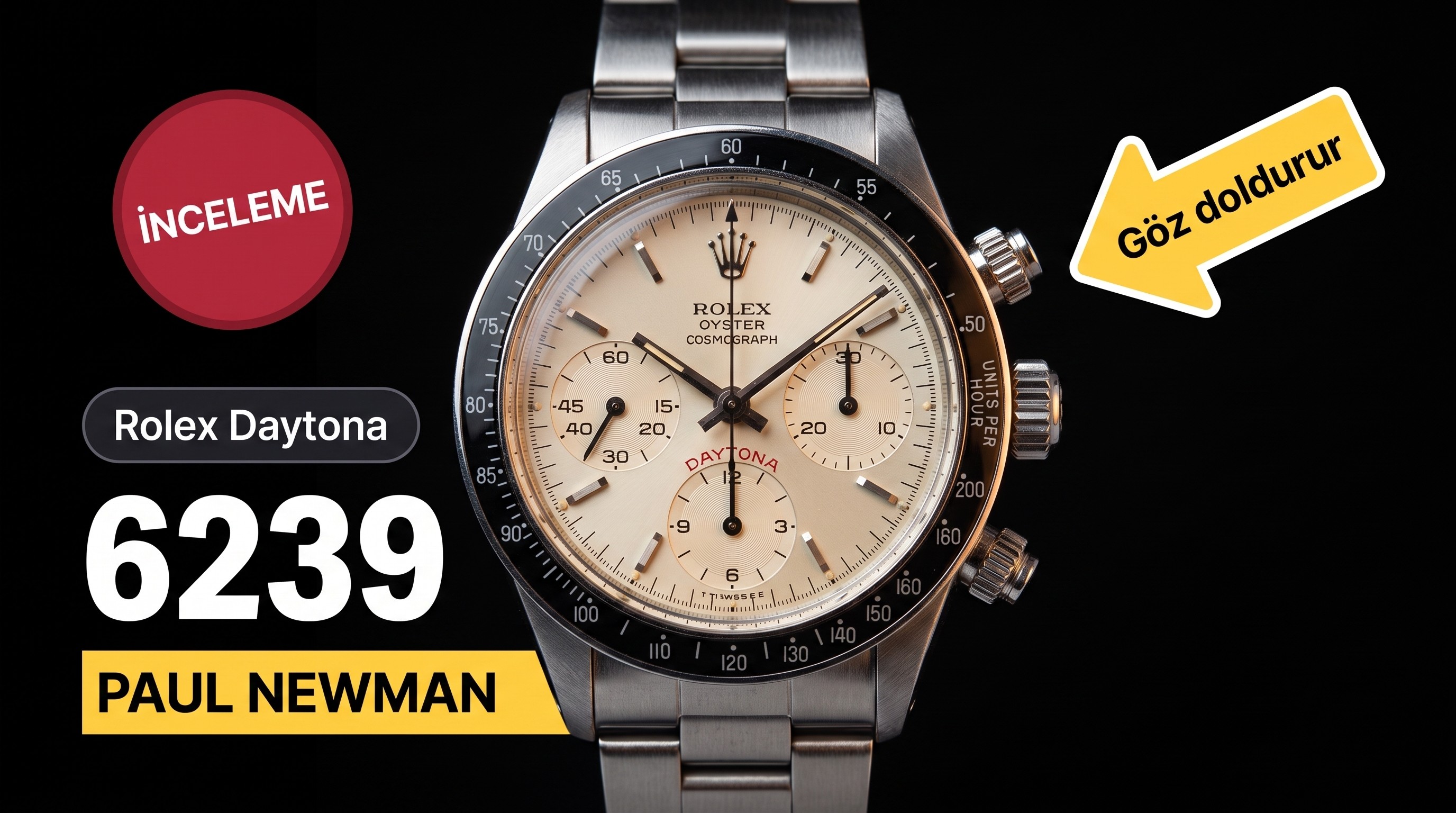 Rolex Daytona 6239 İncelemesi