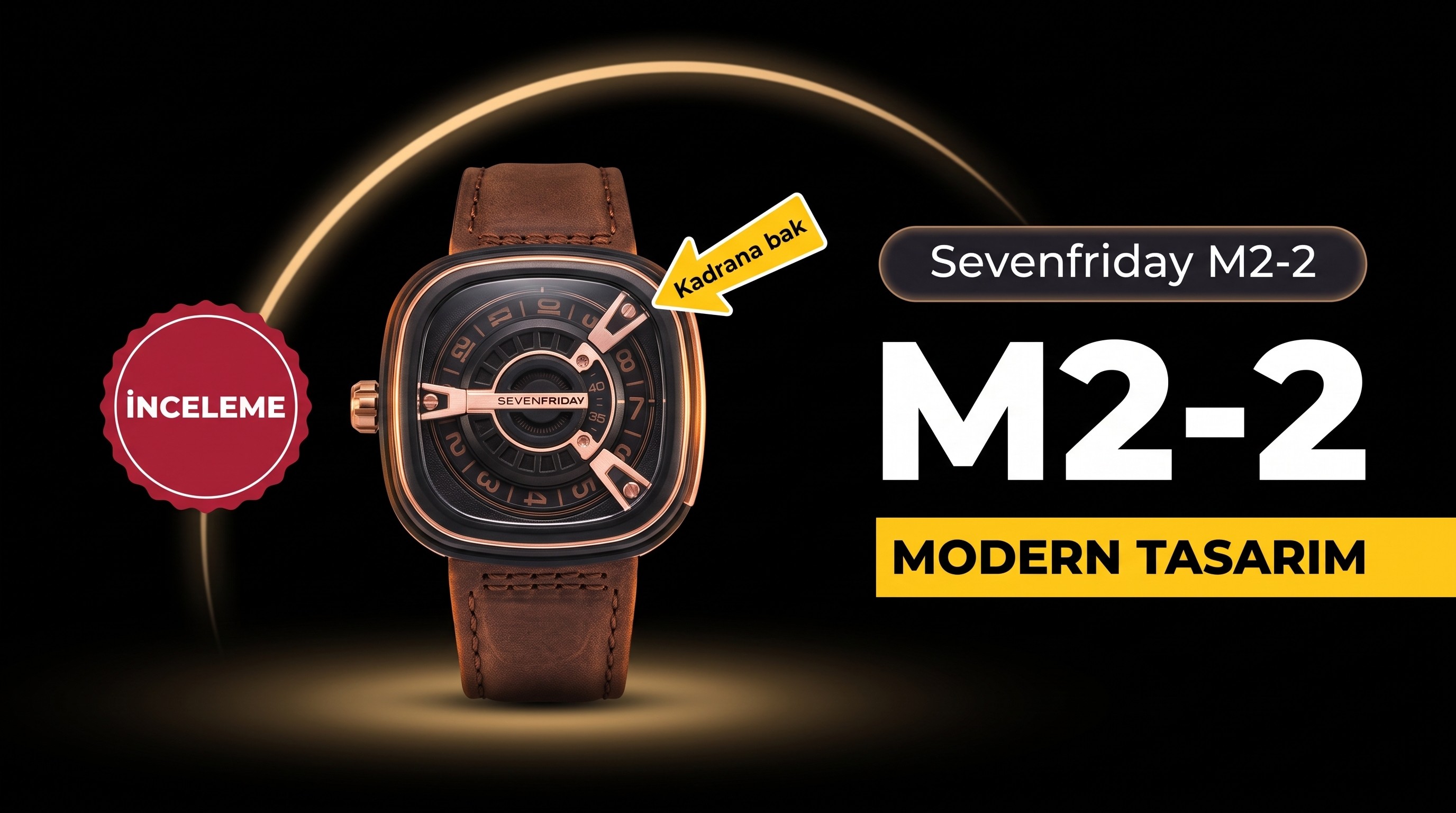 Replika SevenFriday M2-2 – Şık ve Geleneksel Olmayan Bir Mekanik Saat