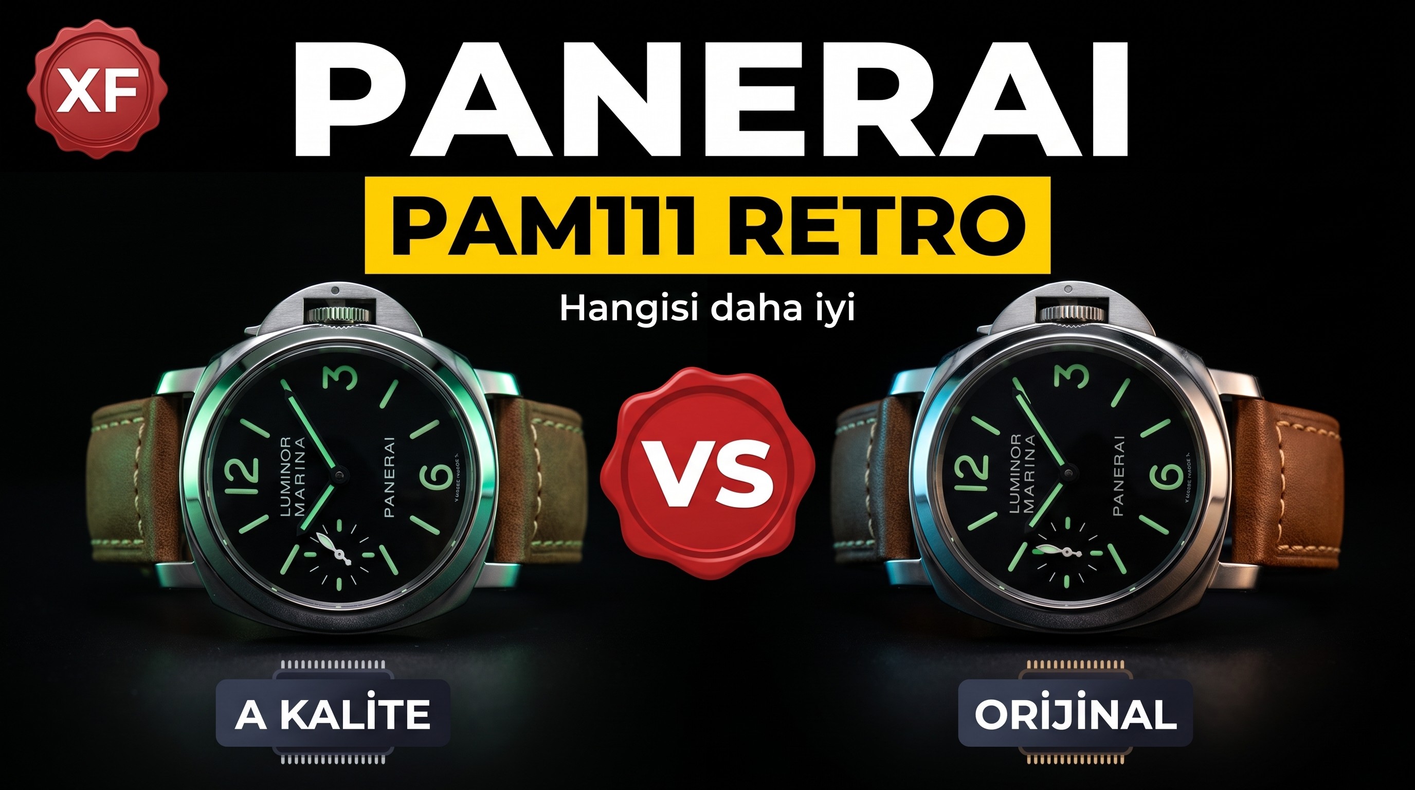 Retro girişe ideal seçim: XF Factory Panerai PAM111 gerçek-replika karşılaştırması ve incelemesi