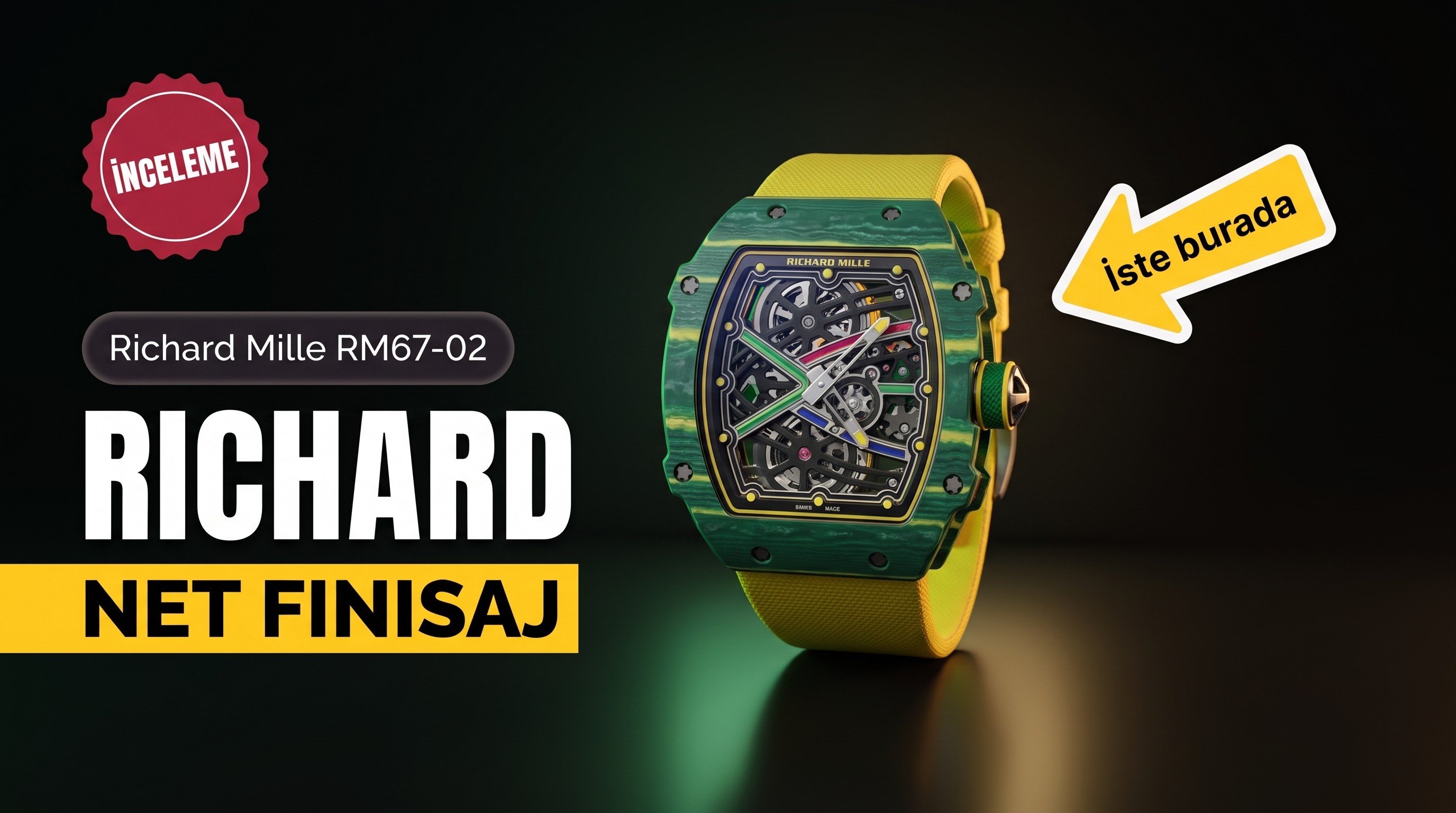 Richard RM67-02 V4 versiyonu 47 mm biraz pahalı