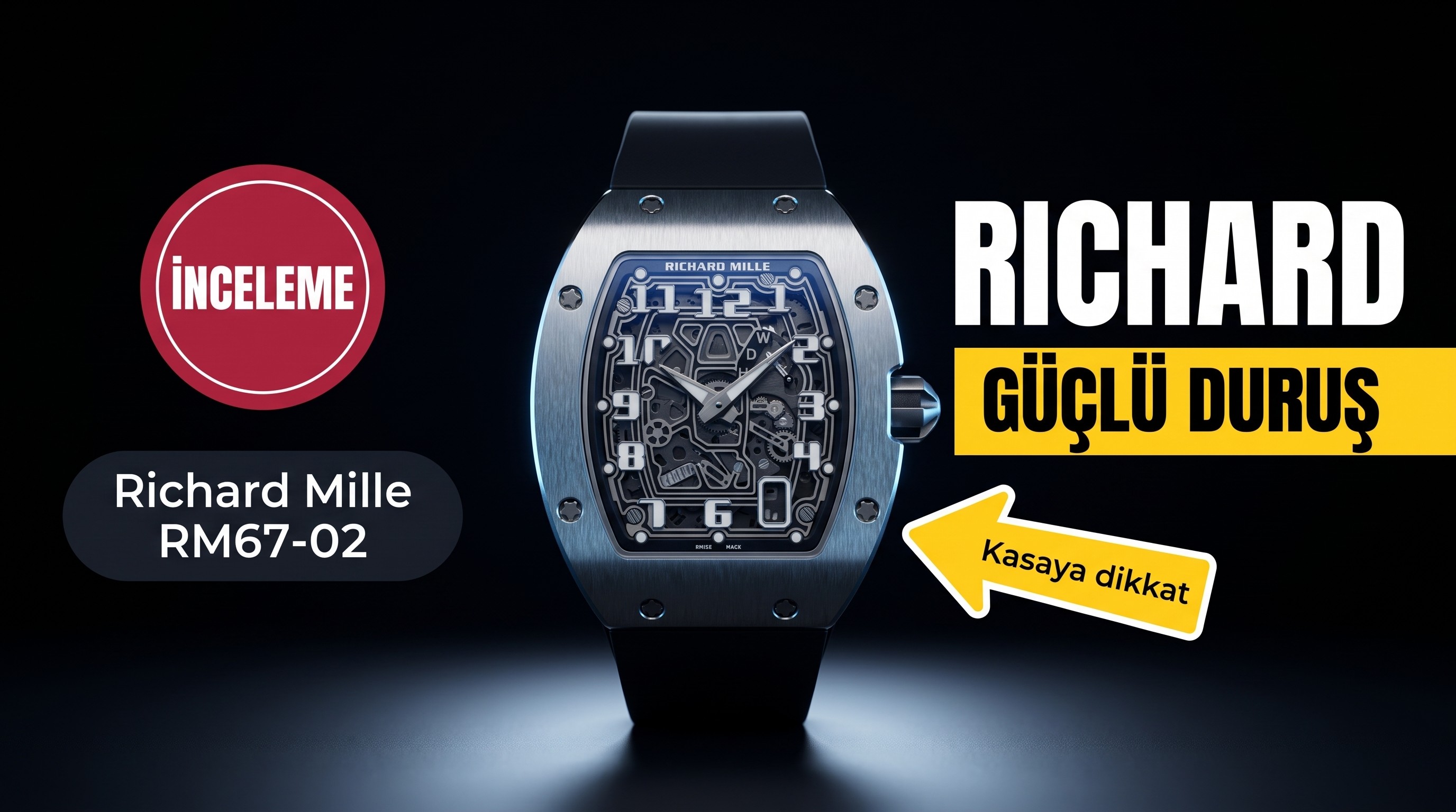Richard RM67-02 V4 versiyonu 47 mm, biraz pahalı