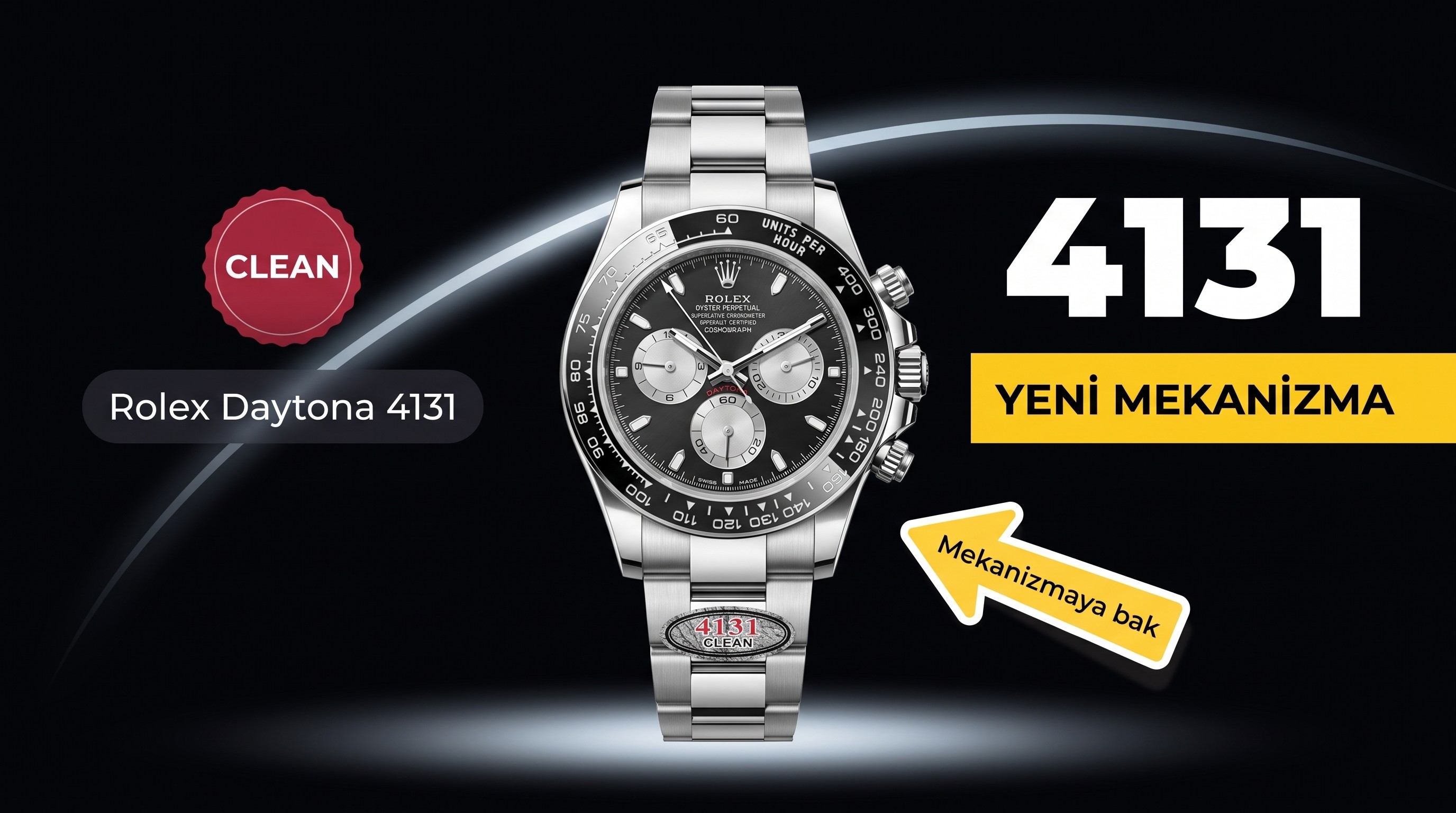 Rolex Daytona 4131 Clean Factory İncelemesi