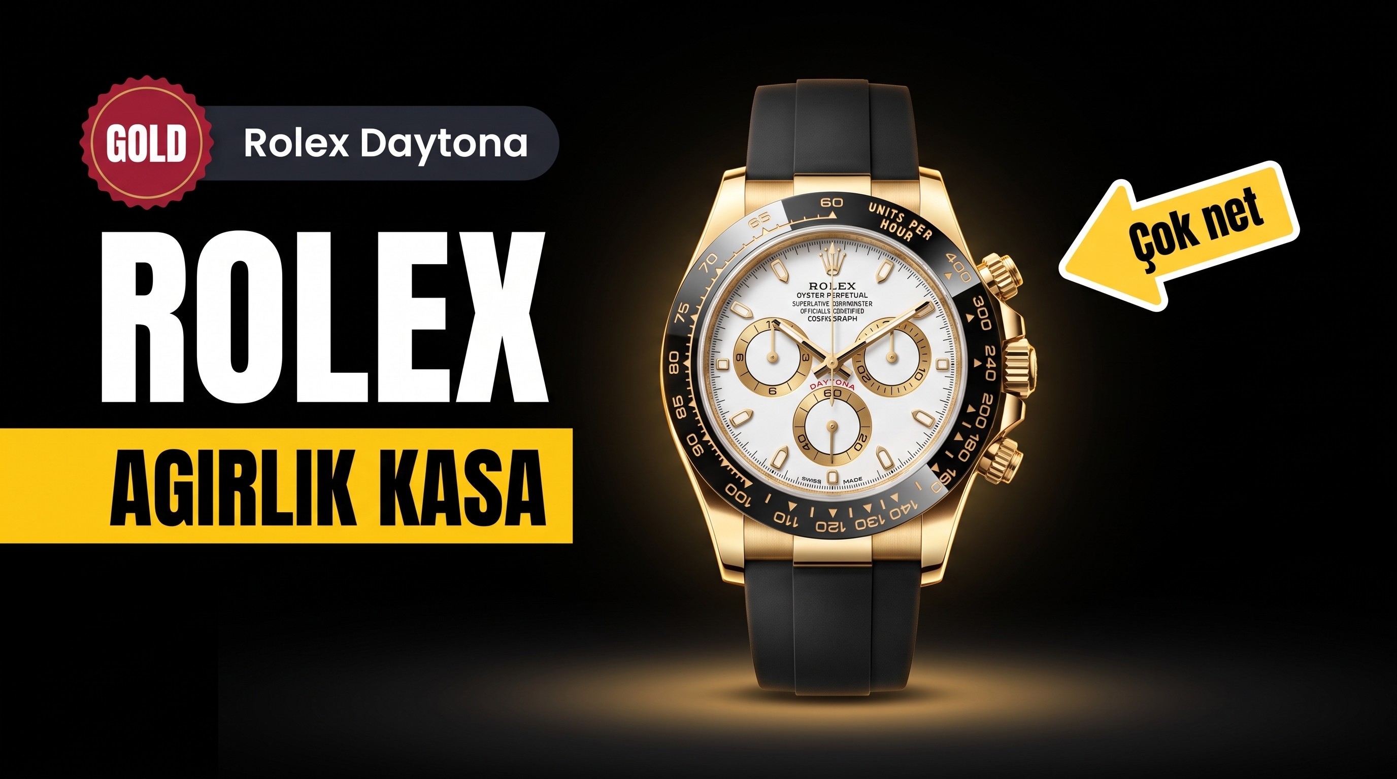Rolex GOLD Factory G Factory ağırlıklandırılmış Daytona nedir?