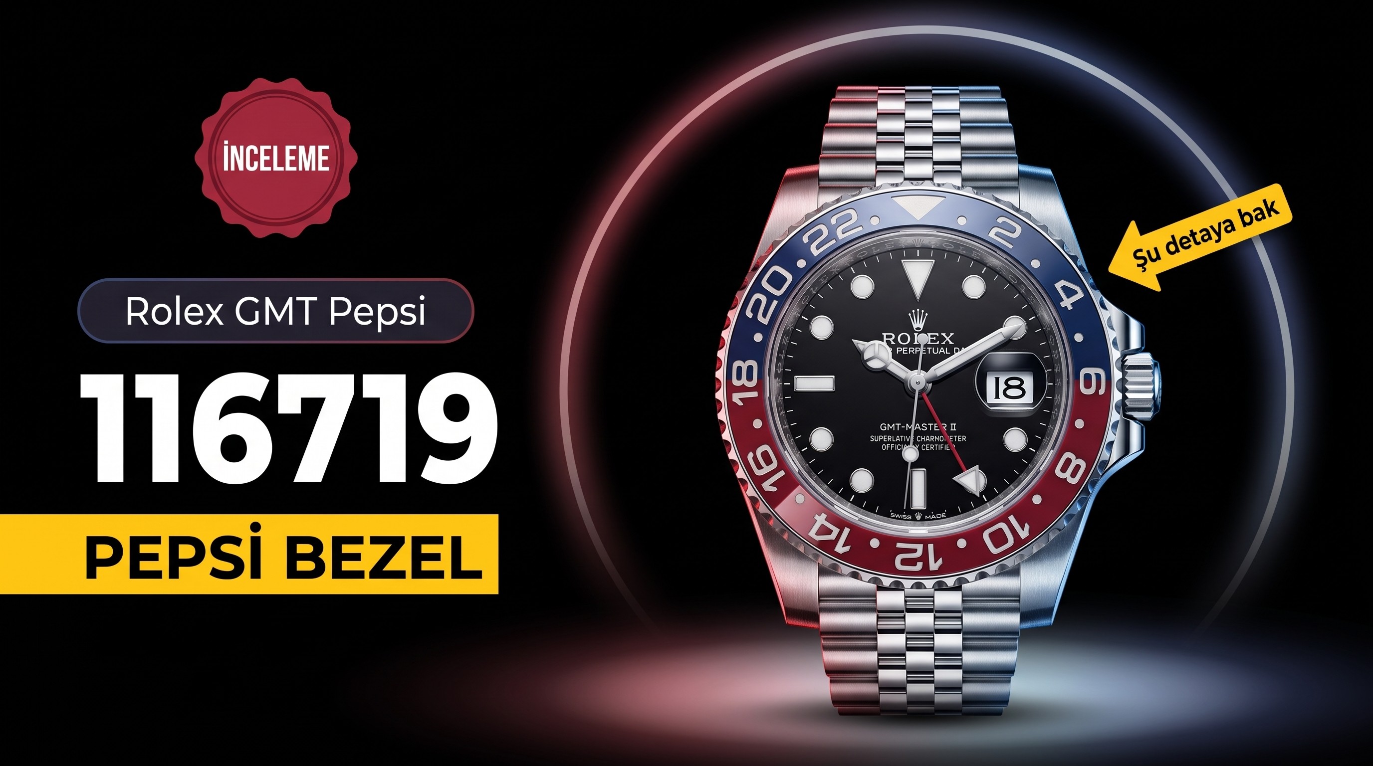 Rolex Pepsi İncelemesi: GMT Master II 116719 BLRO