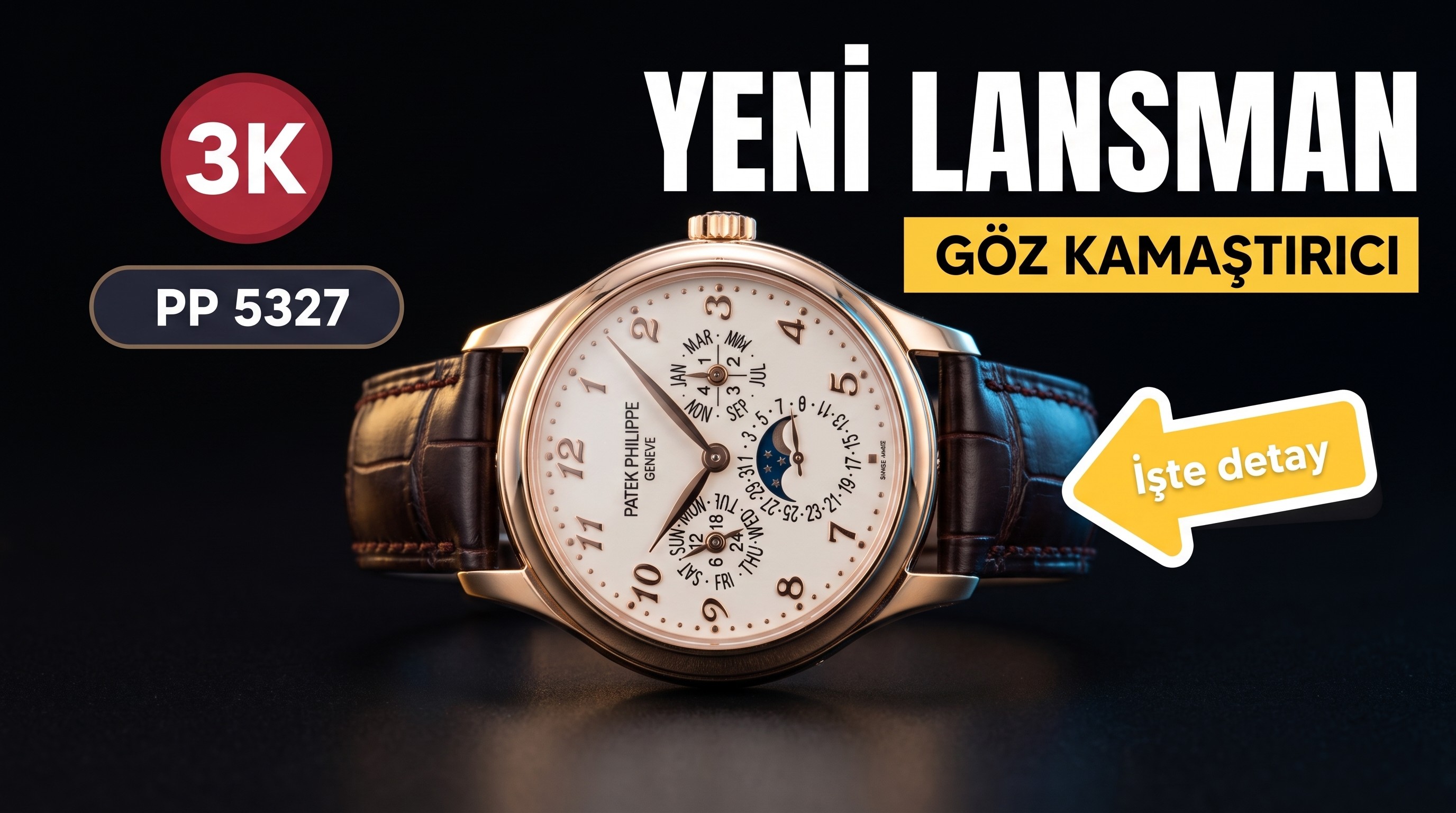 3K Yeni Ürün Lansmanı | Patek Philippe Süper Komplikasyon 5327/5140 Serisi — Ustalık Koleksiyonu, Efsane Devam Ediyor