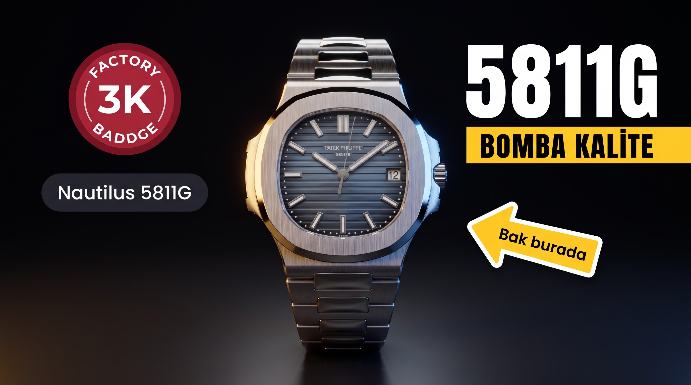 Patek Philippe Nautilus 5811G 3K Factory İncelemesi
