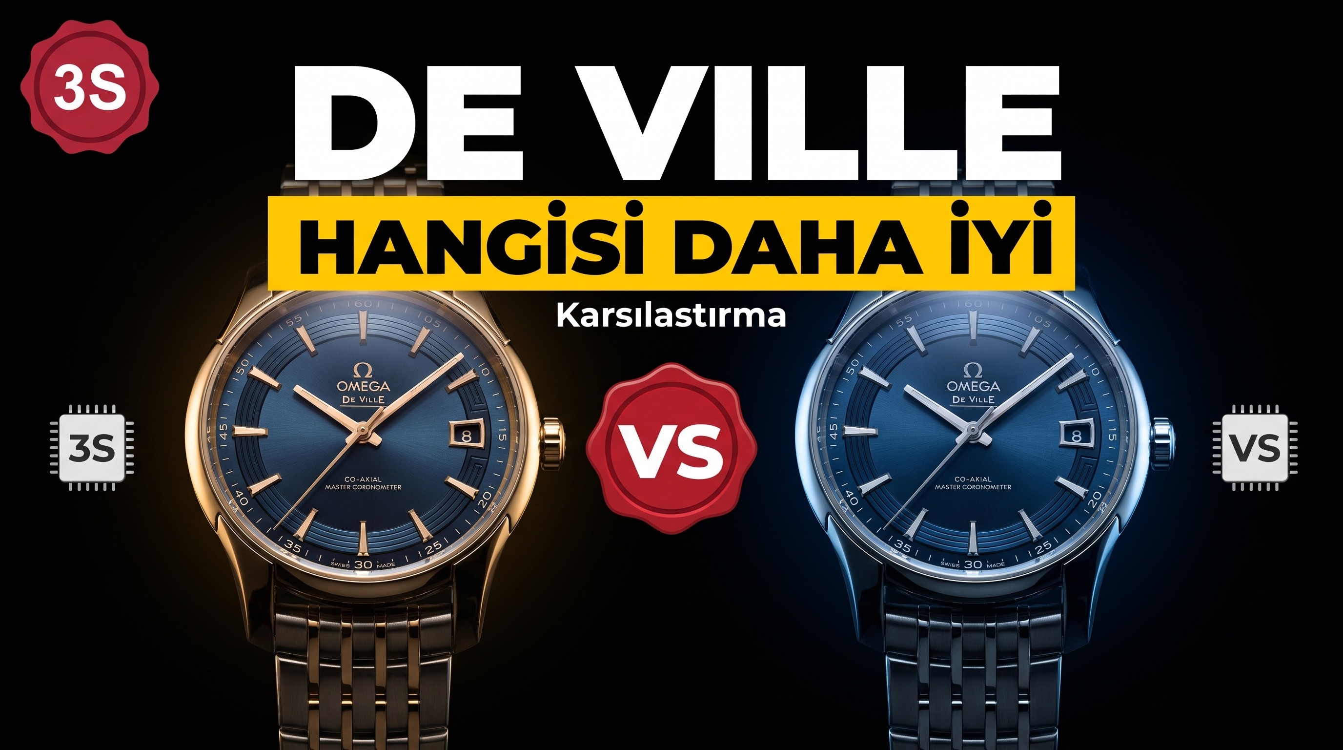 3S Factory Omega De Ville Parlak Mavi ile VS Factory Karşılaştırması