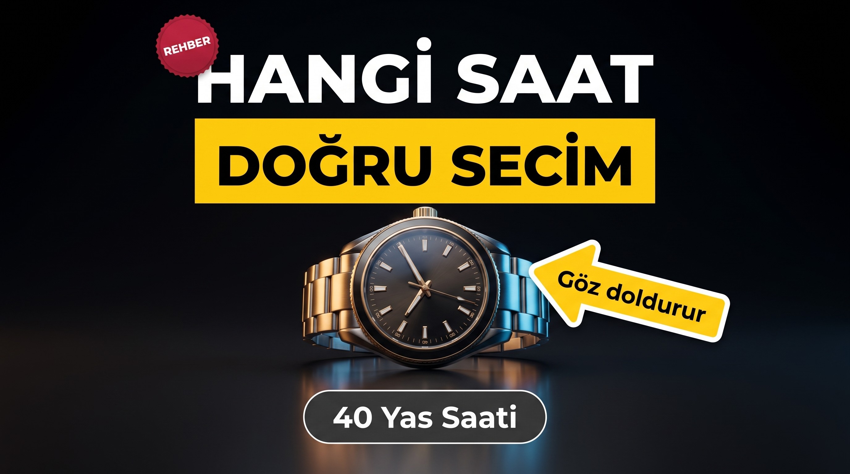40 yaşında bir erkek hangi saati takmalı?
