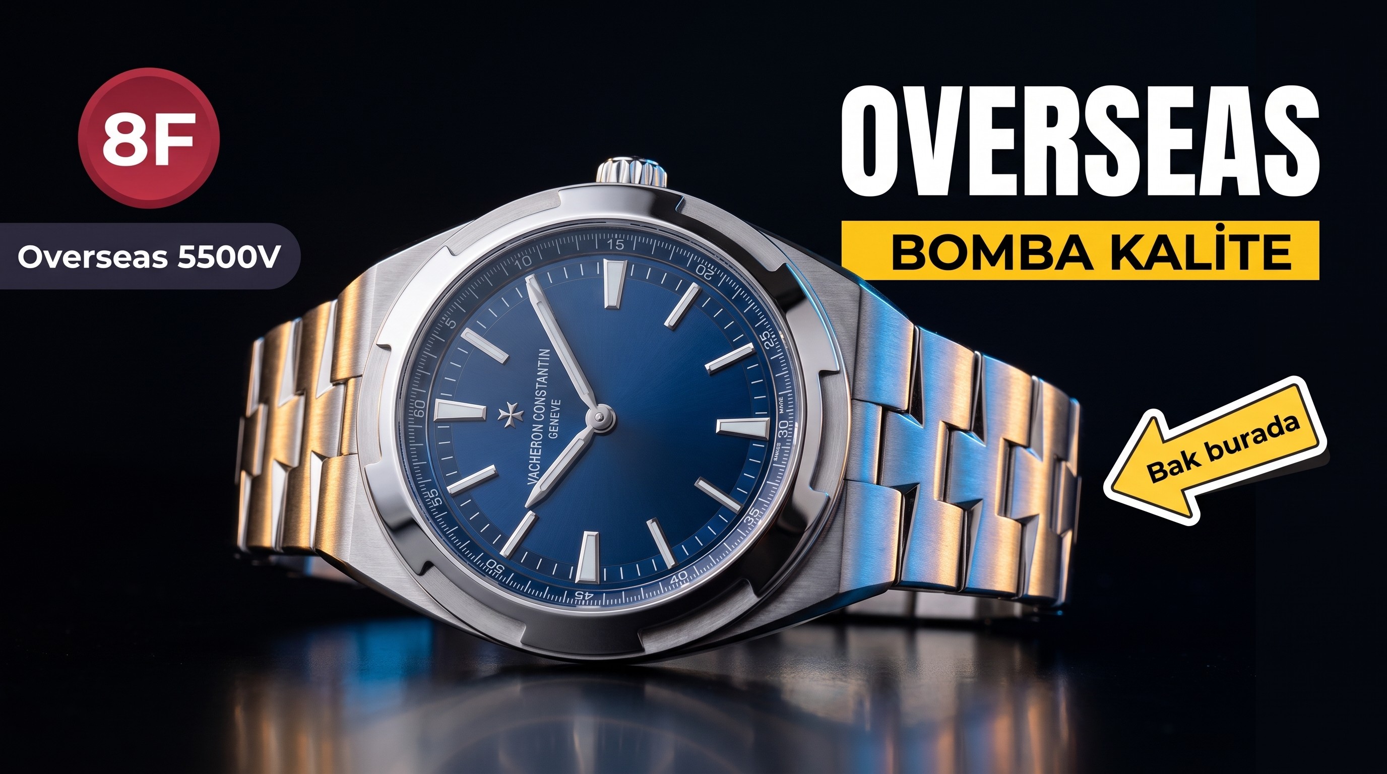8F Factory Vacheron Constantin Overseas Ultra İnce Serisi Saat İncelemesi