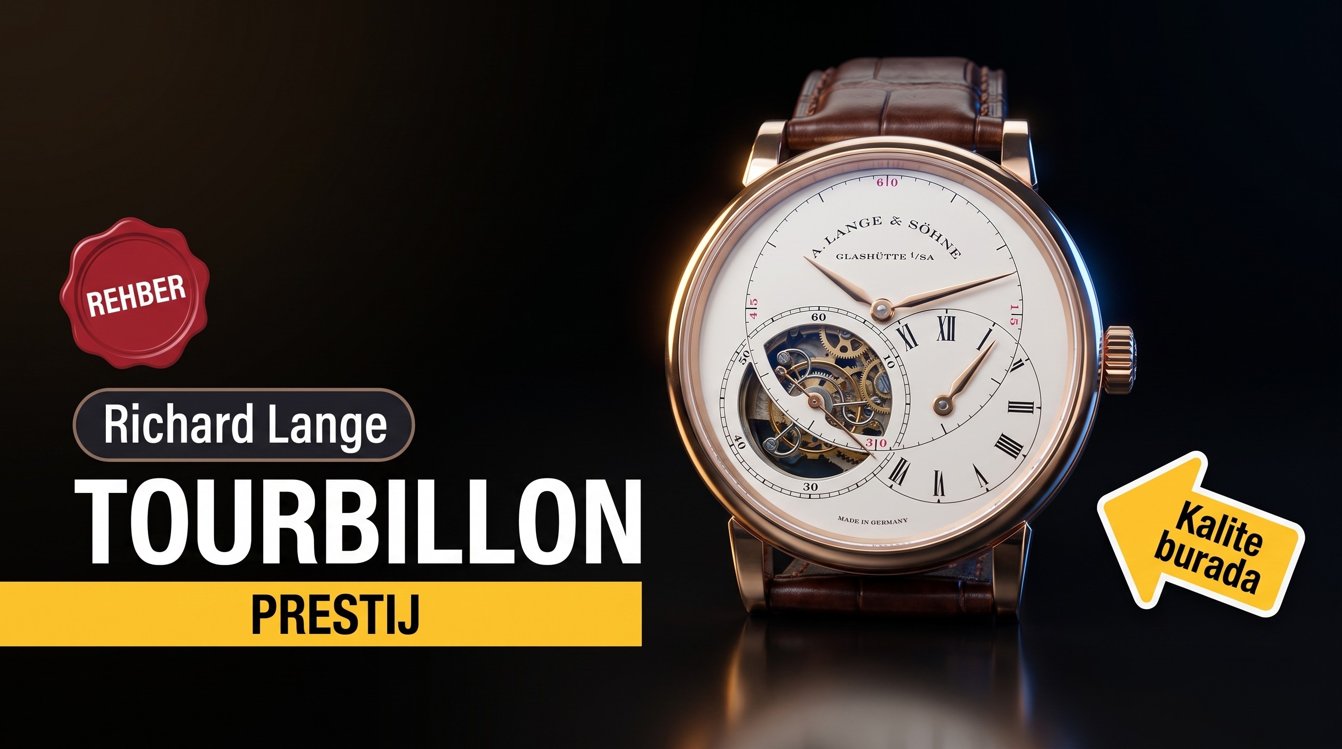A Lange & Söhne Richard Lange Tourbillon Pour le...