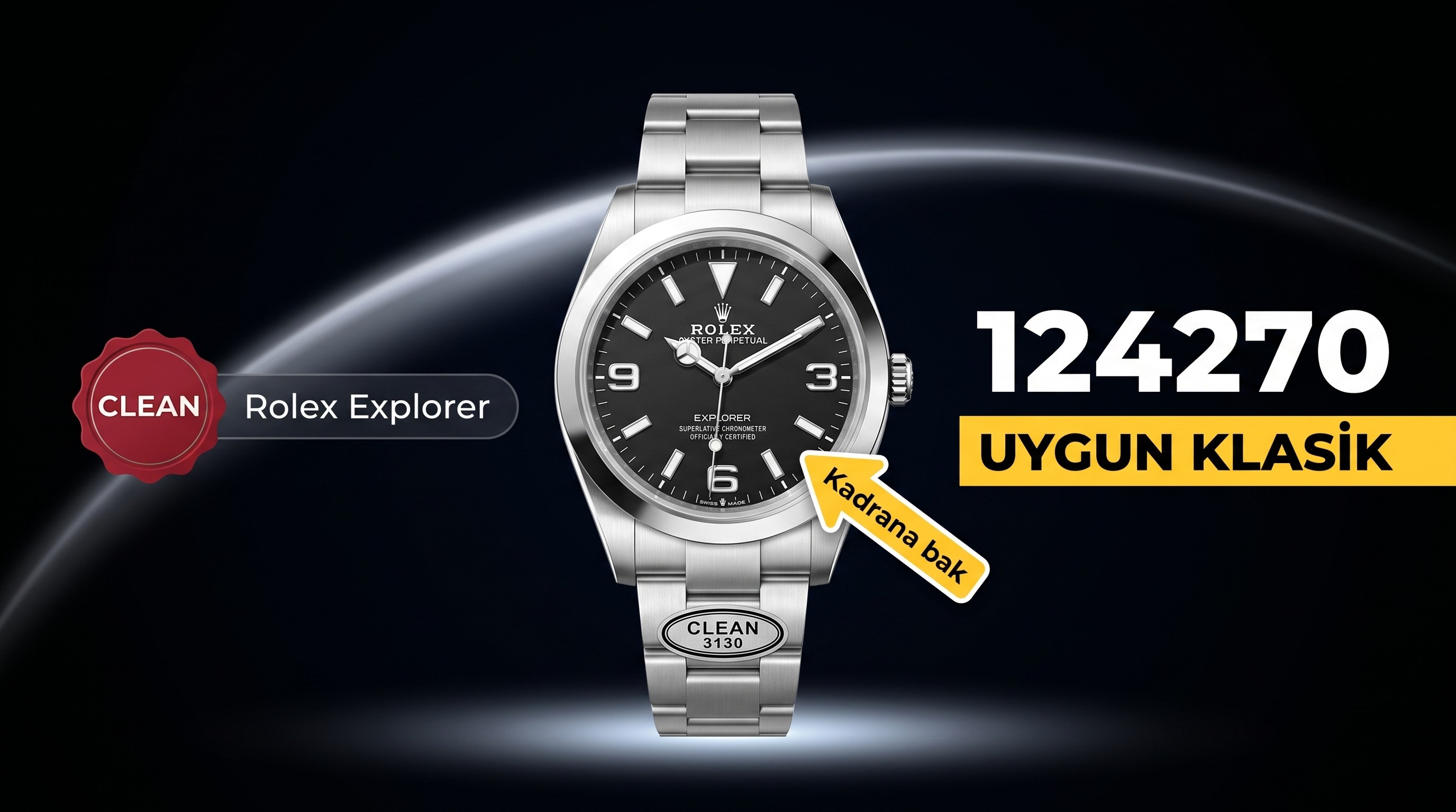 Rolex'in üç uygun fiyatlı klasiğinden biri: Clean Explorer 124270 nasıl seçilir? EW mi? GM mi?