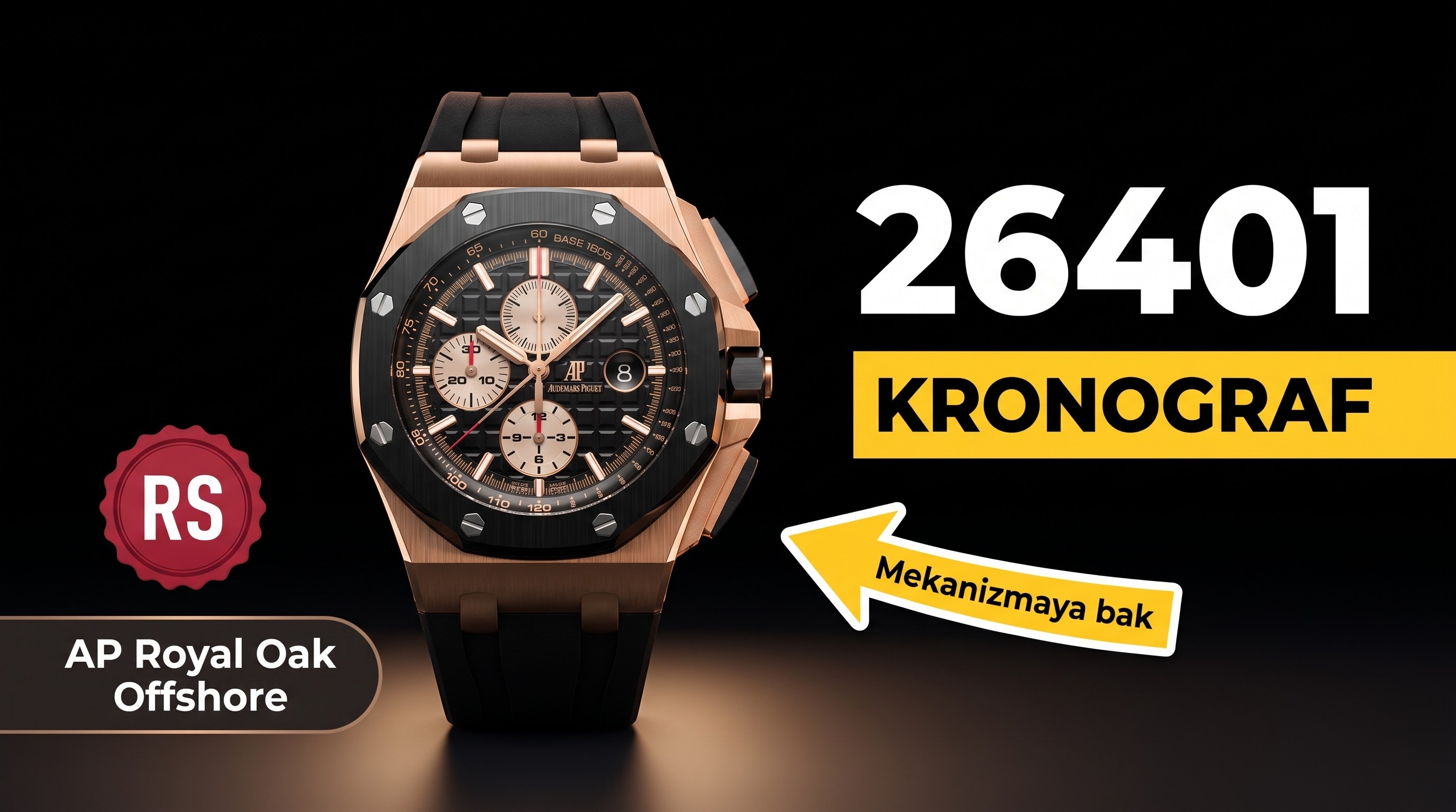 RS Factory Audemars Piguet Royal Oak Offshore 26401 kronograf replika saatin işçiliği iyi mi?