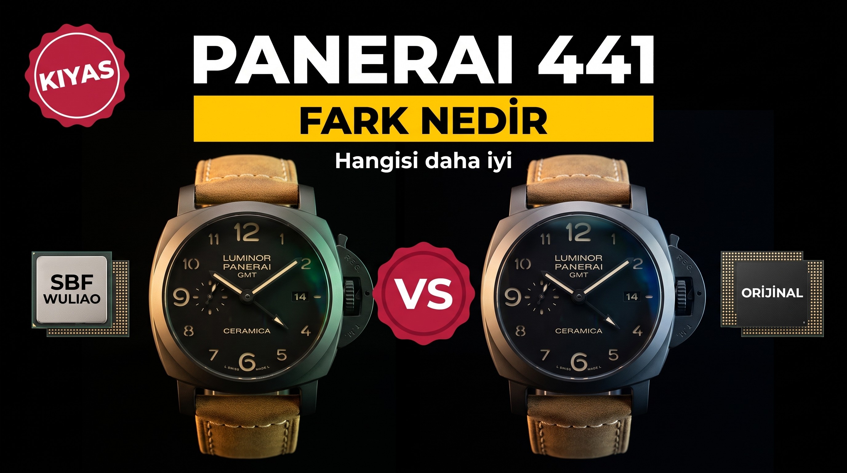 Sbf Wuliao Fabrikasi vs Panerai 441In Farki Ne K...
