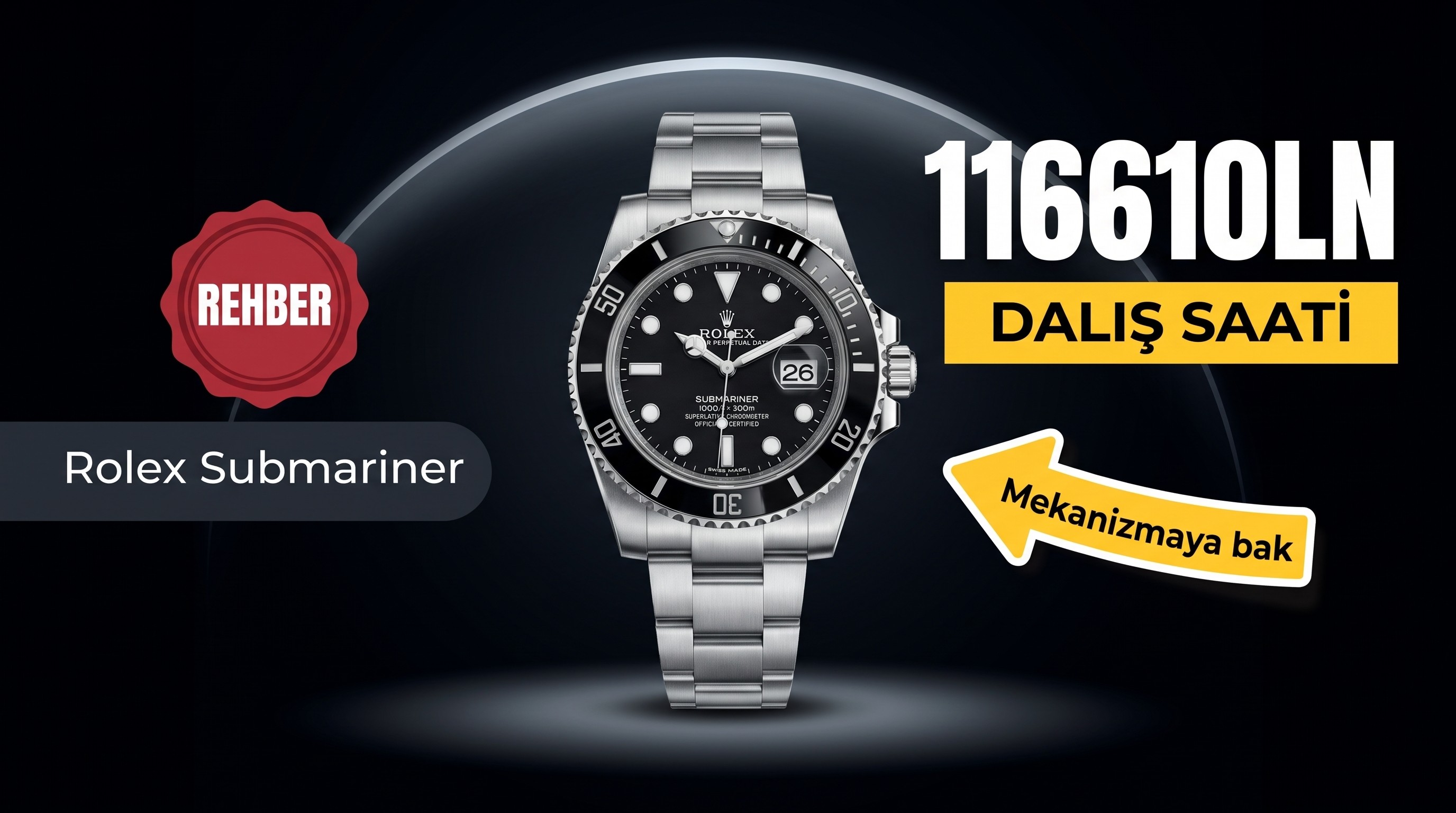 Rolex Submariner 116610LN Noob Factory İncelemesi