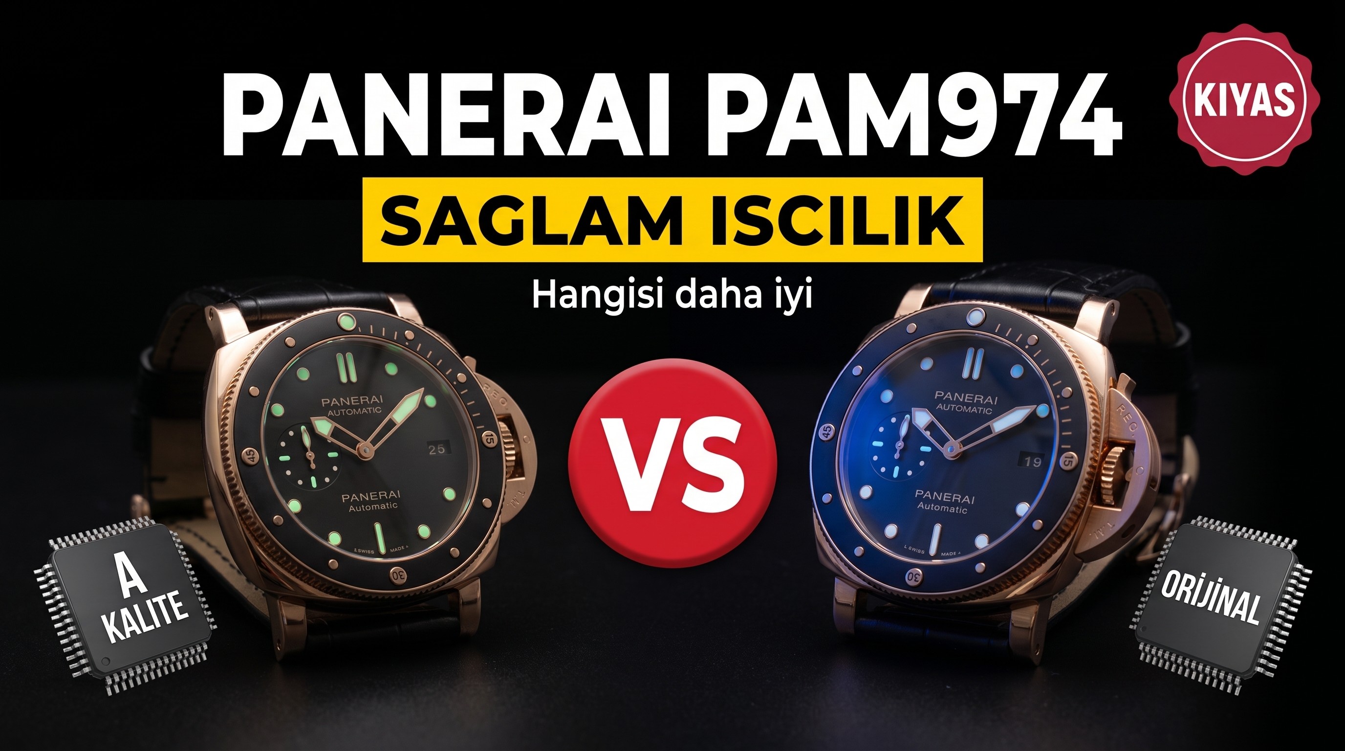 Sun Yangin Tercihi vs Panerai Pam974 Saat Incele...