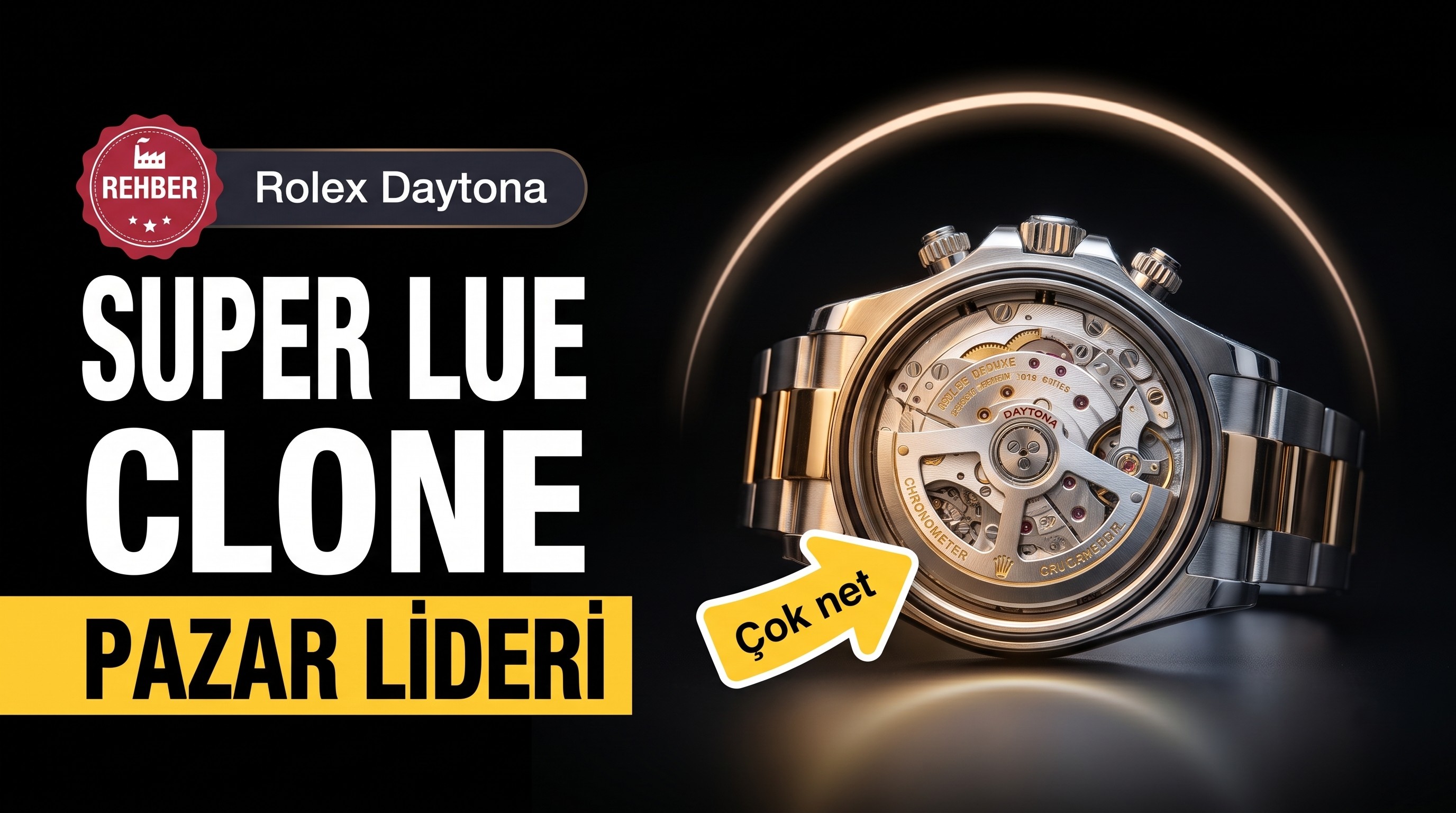 Super clone Rolex Daytona pazarının lideri kim?