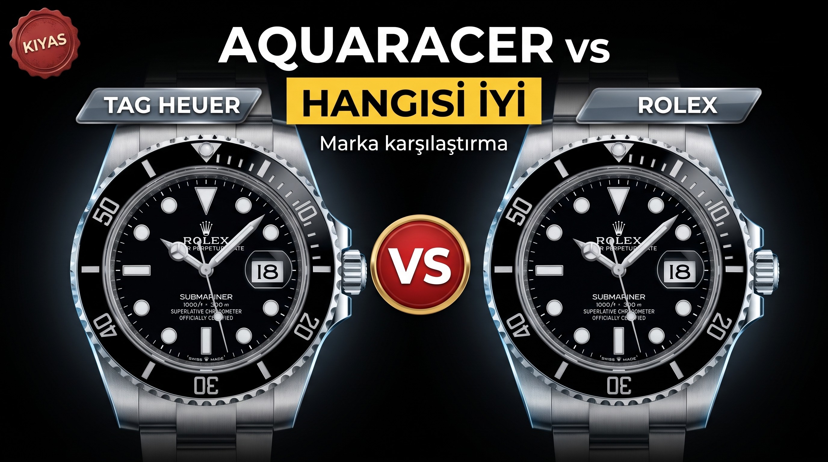 Tag Heuer Aquaracer vs Rolex Submariner Karşılaş...