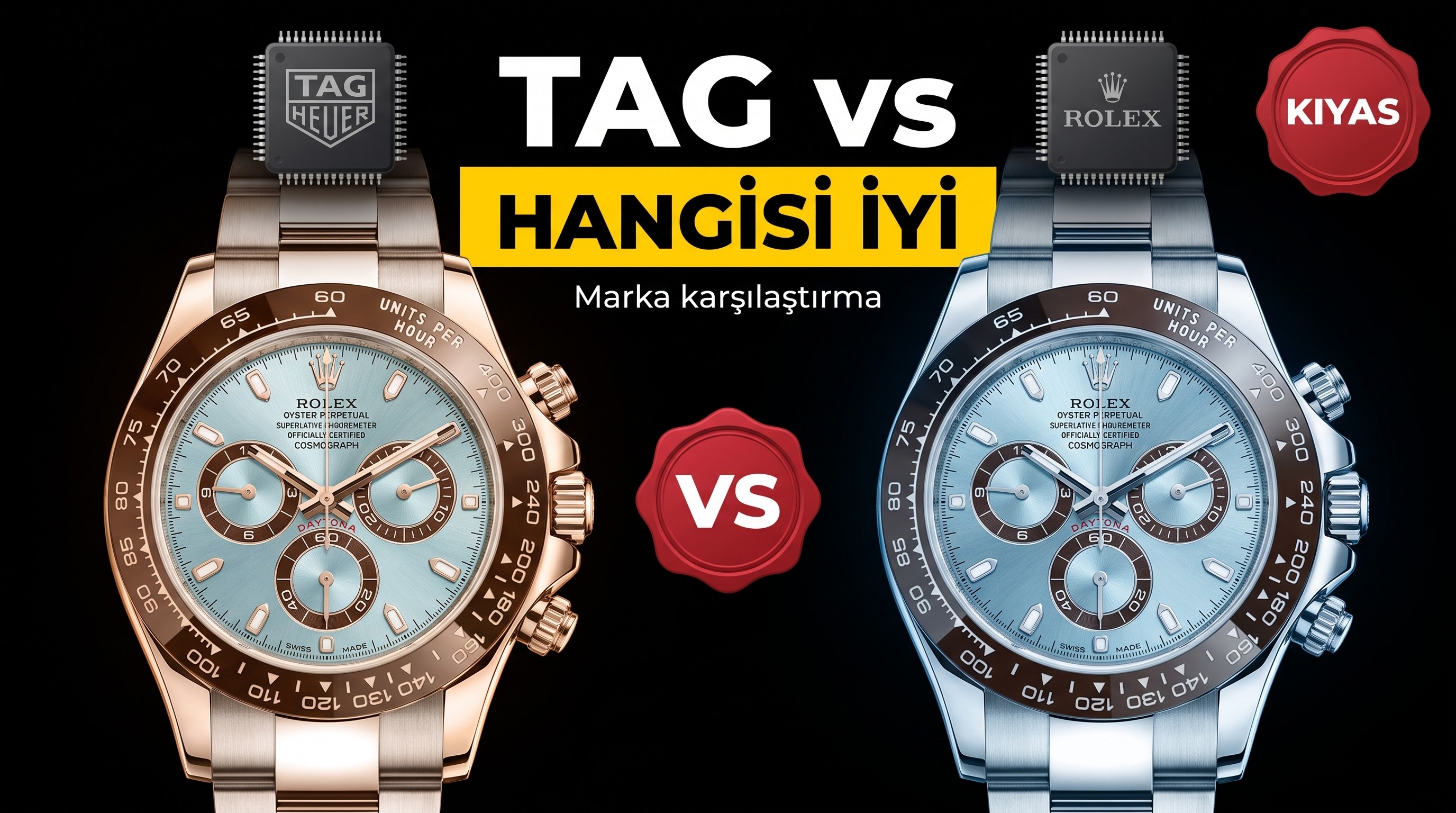 Tag Heuer vs Rolex Karşılaştırması