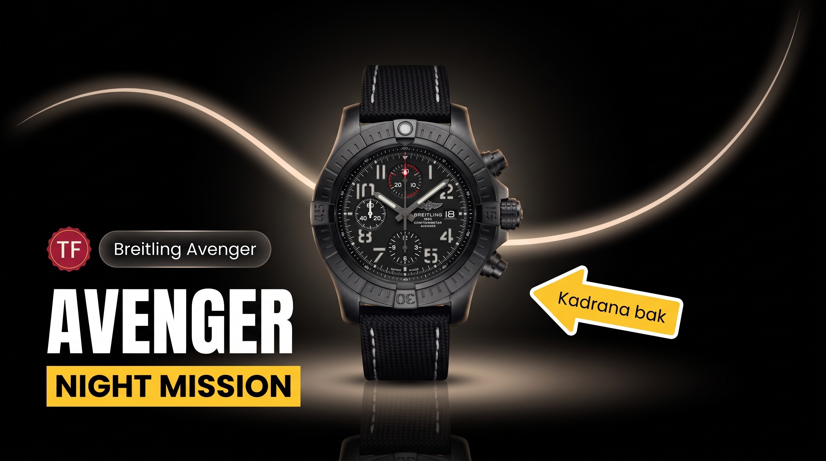 TF Factory Breitling Avenger Chronograph Night Mission Versiyonu İnceleme