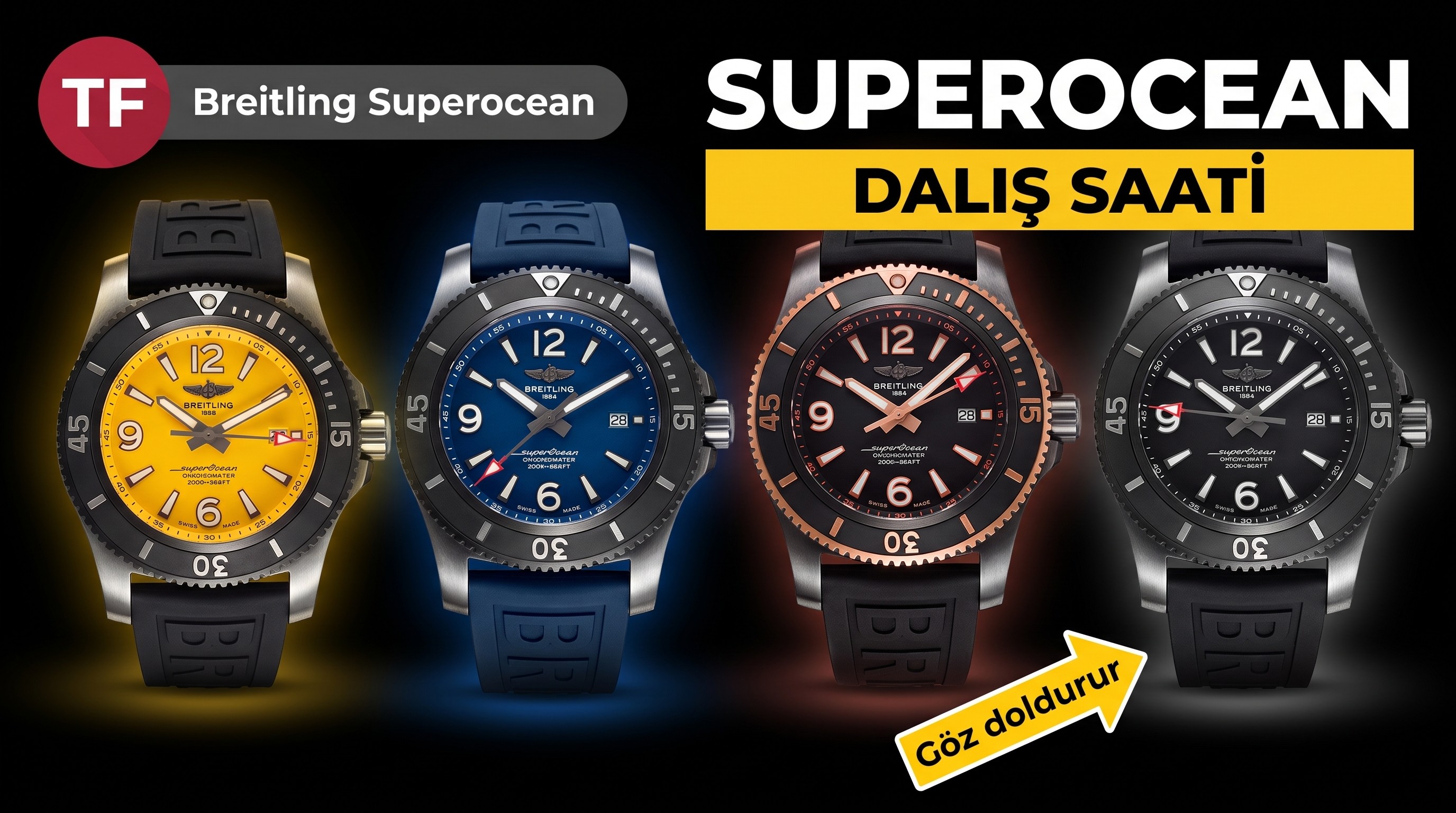 TF Factory Breitling Superocean serisi M17368B71B1S1 saatin incelemesi