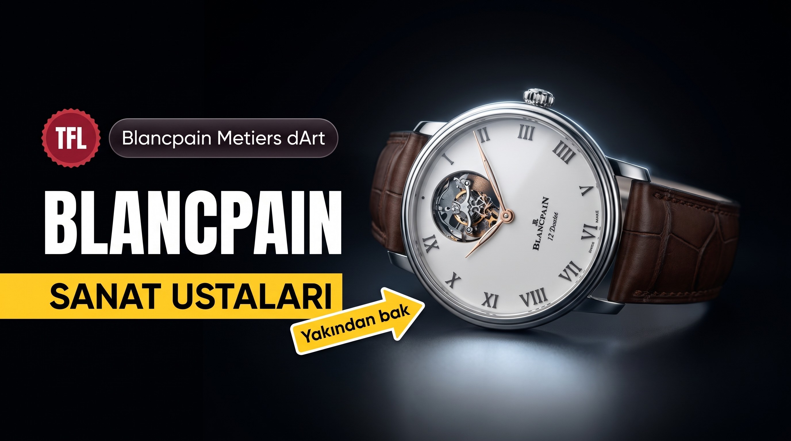 TFL Factory Blancpain tourbillon Métiers d'Art (Sanat Ustaları) serisi kol saati alınır mı