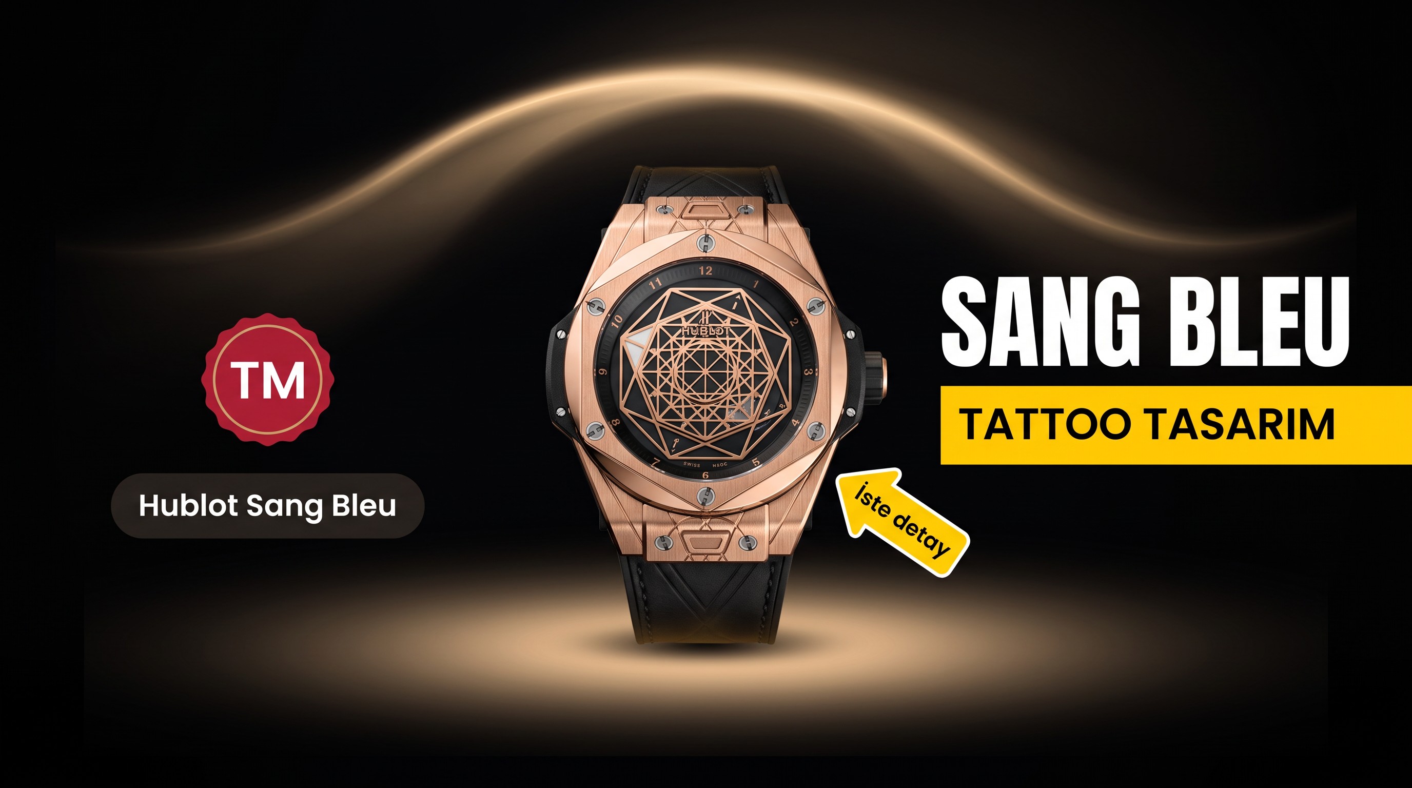 TM Factory Replica Hublot Sang Bleu Tattoo Saat İncelemesi
