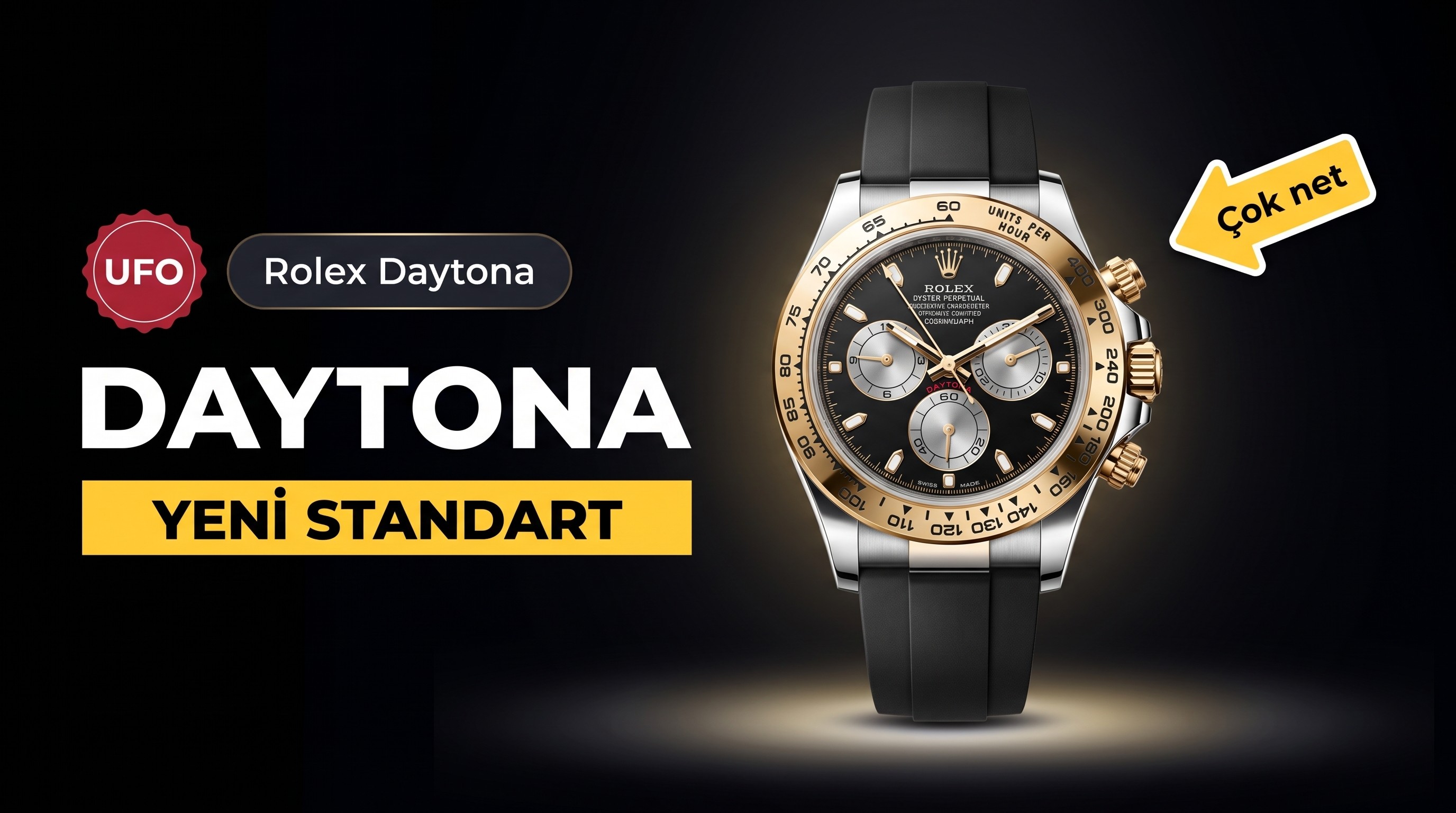 UFO Factory 2026'nın Kaçırılmayacak Efsanesi | Rolex Daytona Replikasının Yeni Standardı