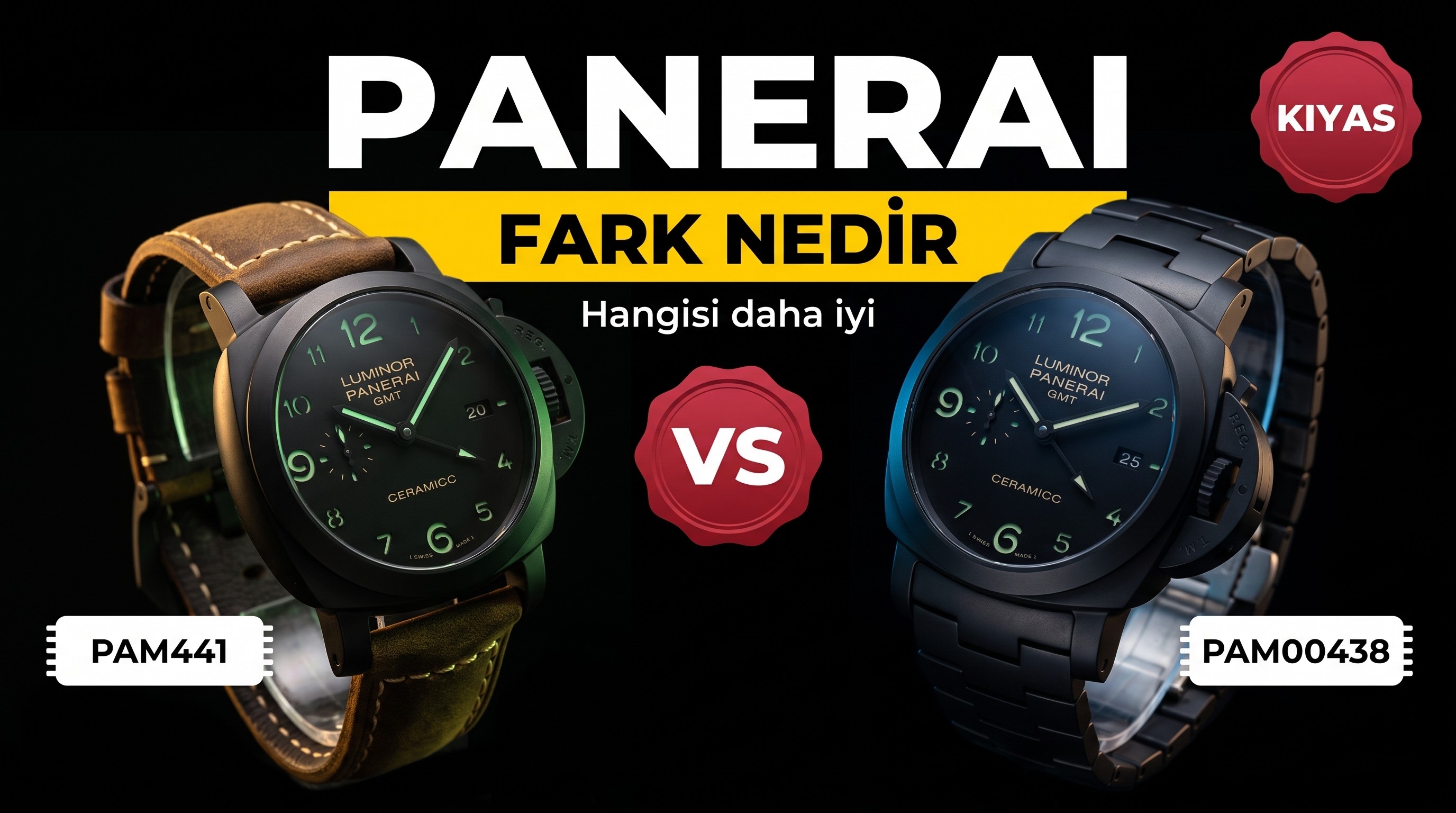 V2 Versiyon vs Panerai 441 Ile Pam00438 Arasinda...