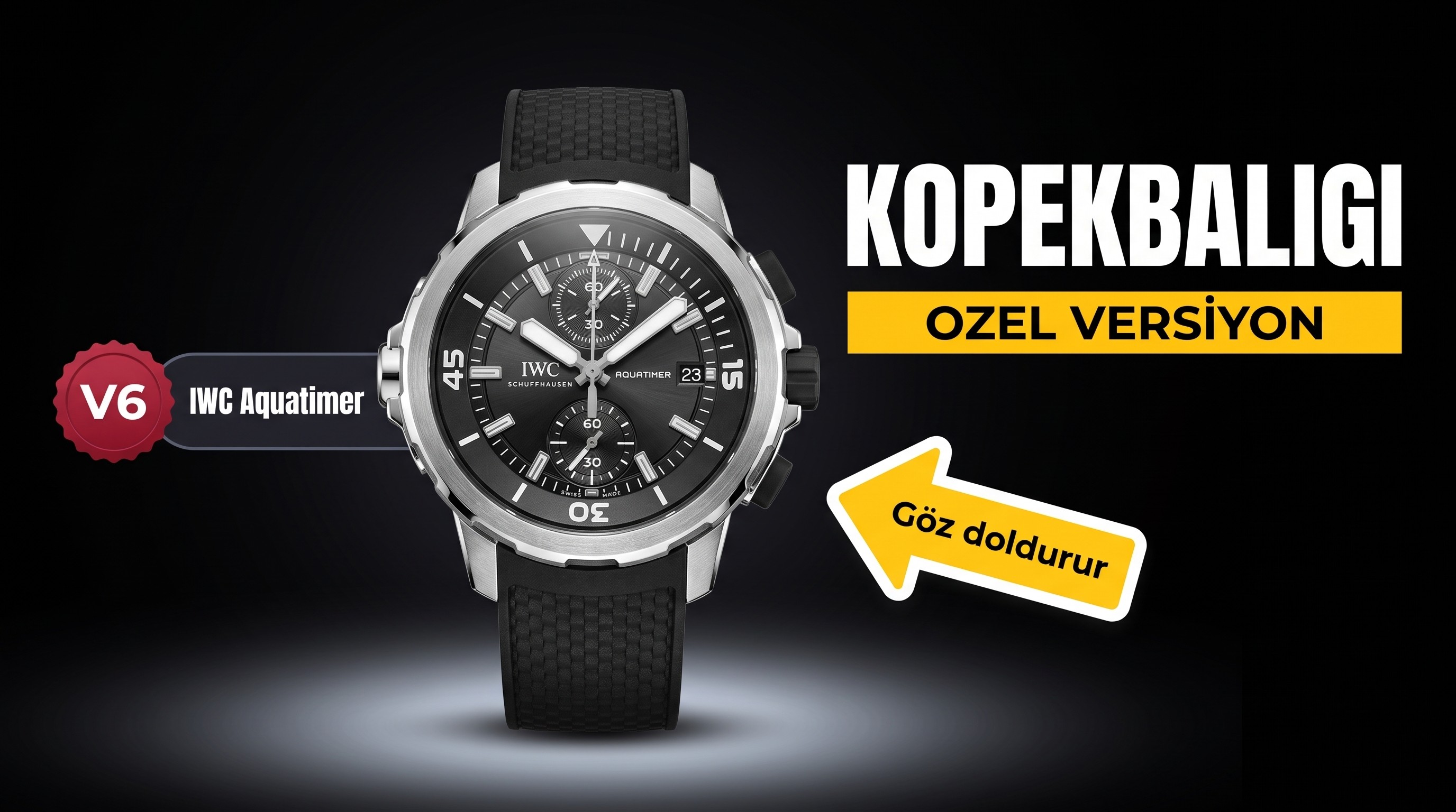 V6 Factory IWC Aquatimer Köpekbalığı Özel Versiyonunun kalitesi iyi mi?