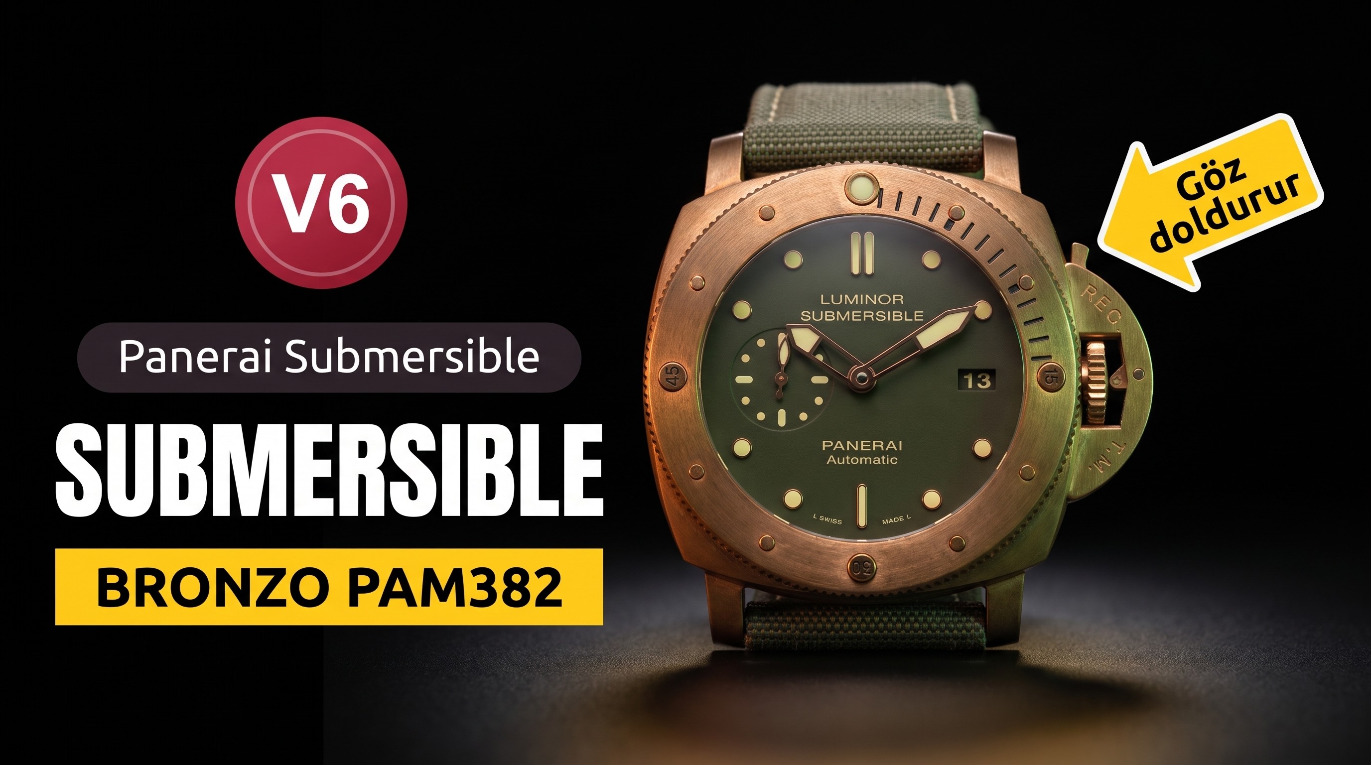 Panerai Luminor Submersible PAM382 İncelemesi