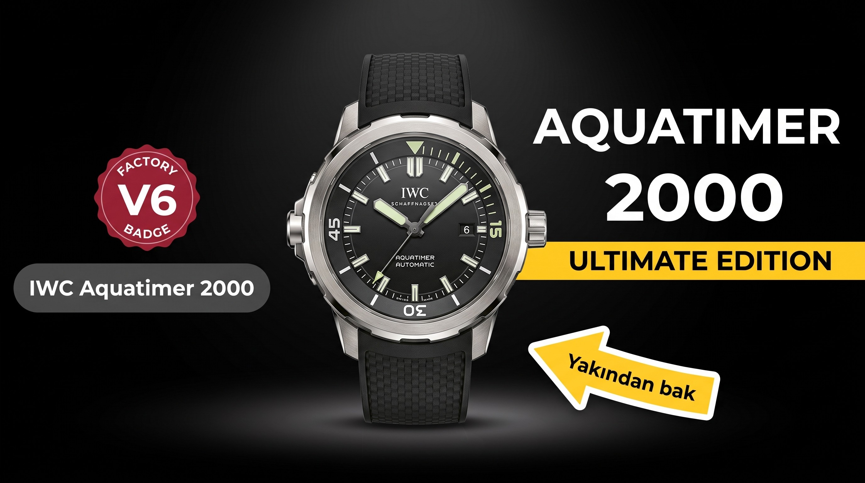 V6 Factory Yayınlandı: Replika IWC AquaTimer 2000 Ultimate Edition