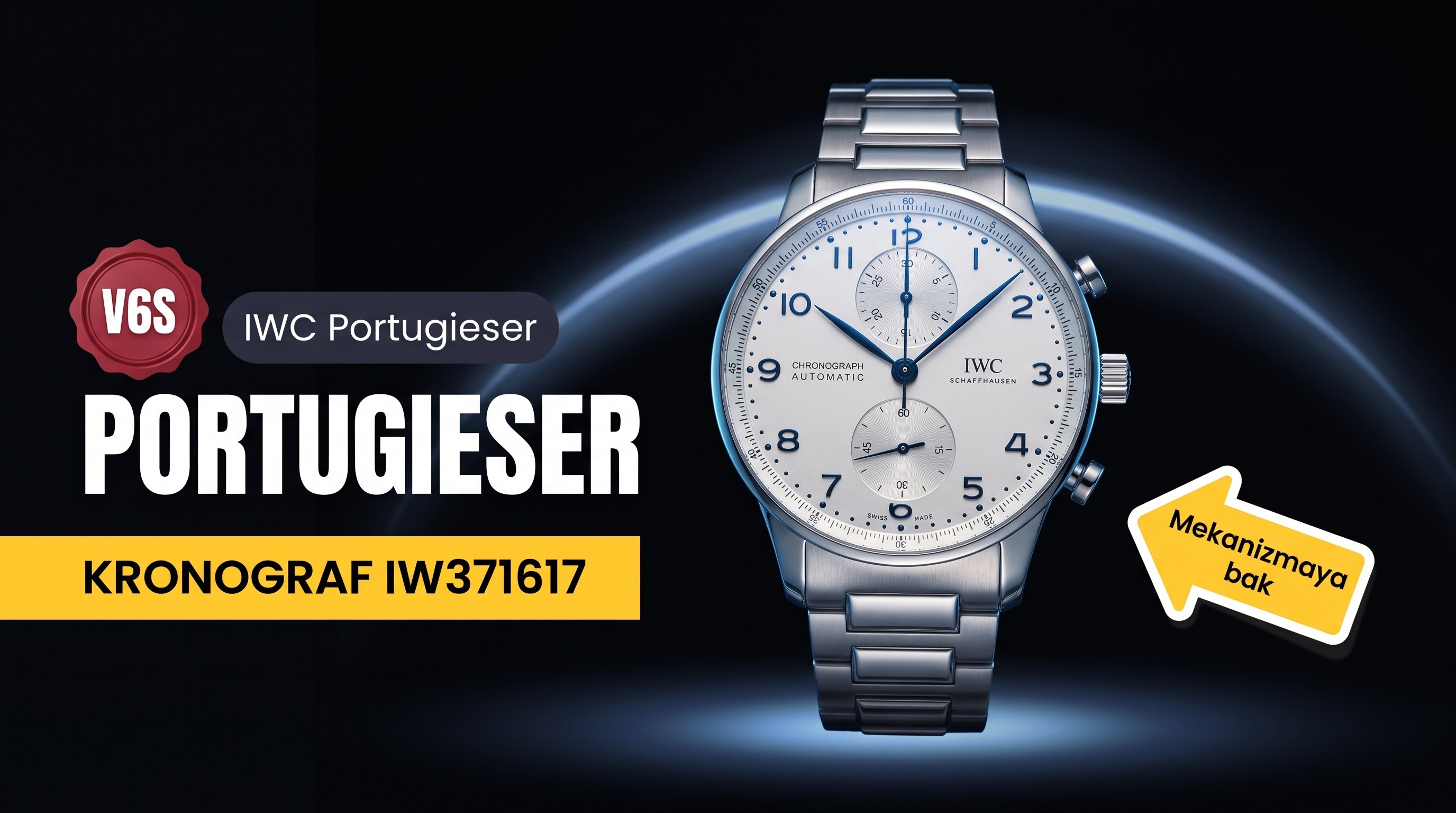 V6S Factory IWC Portugieser Kronograf IW371617 çelik bilezik modelinin kalitesi nasıl?
