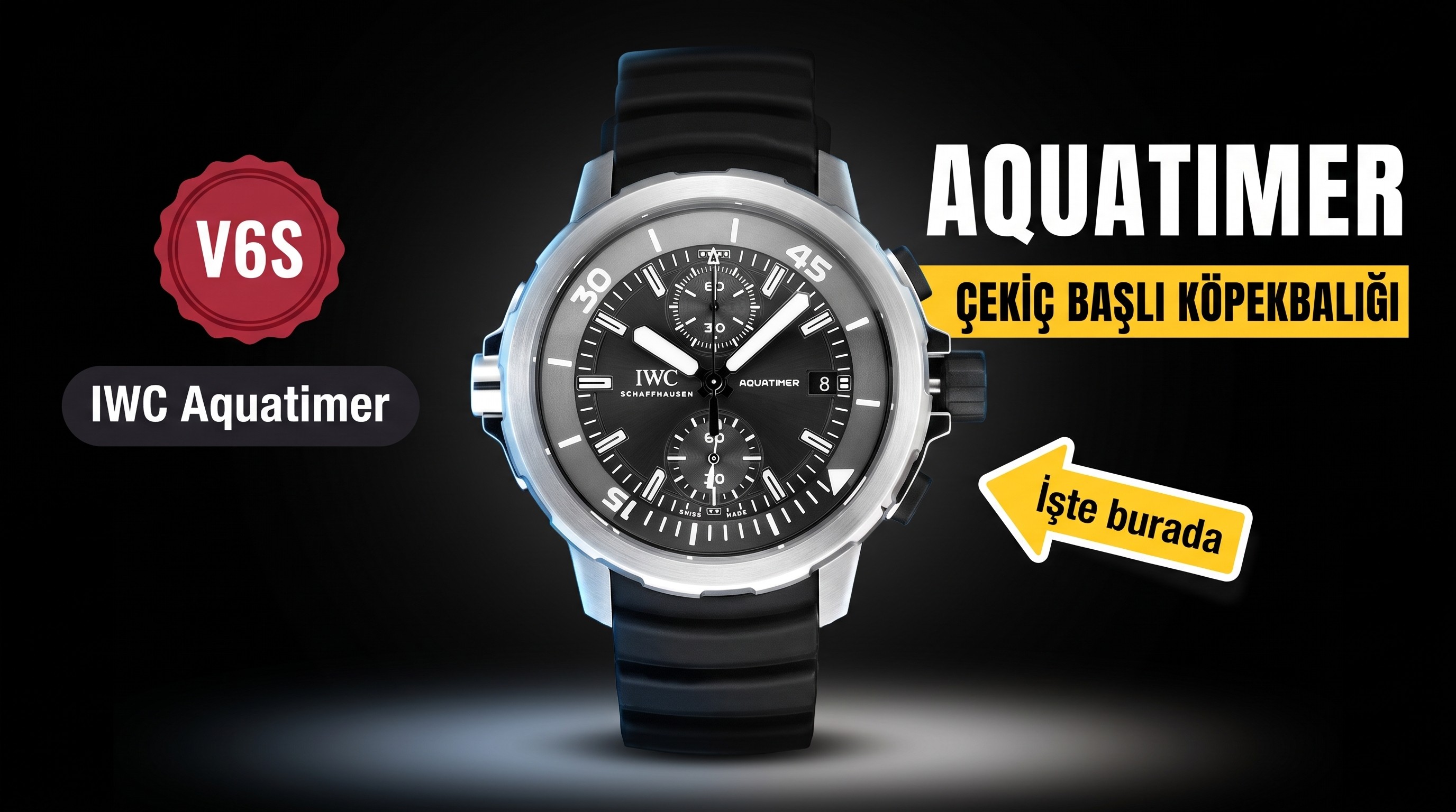 V6S IWC Aquatimer Köpekbalığı Çekiç Başlı Köpekbalığı Özel Versiyon İncelemesi