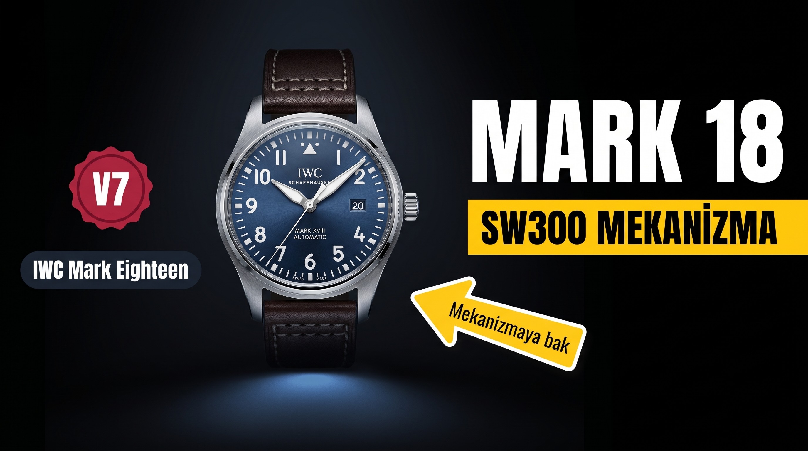 V7 Factory IWC Mark Eighteen, Swiss SW300 mekanizmasına yükseltildikten sonra hâlâ almaya değer mi?