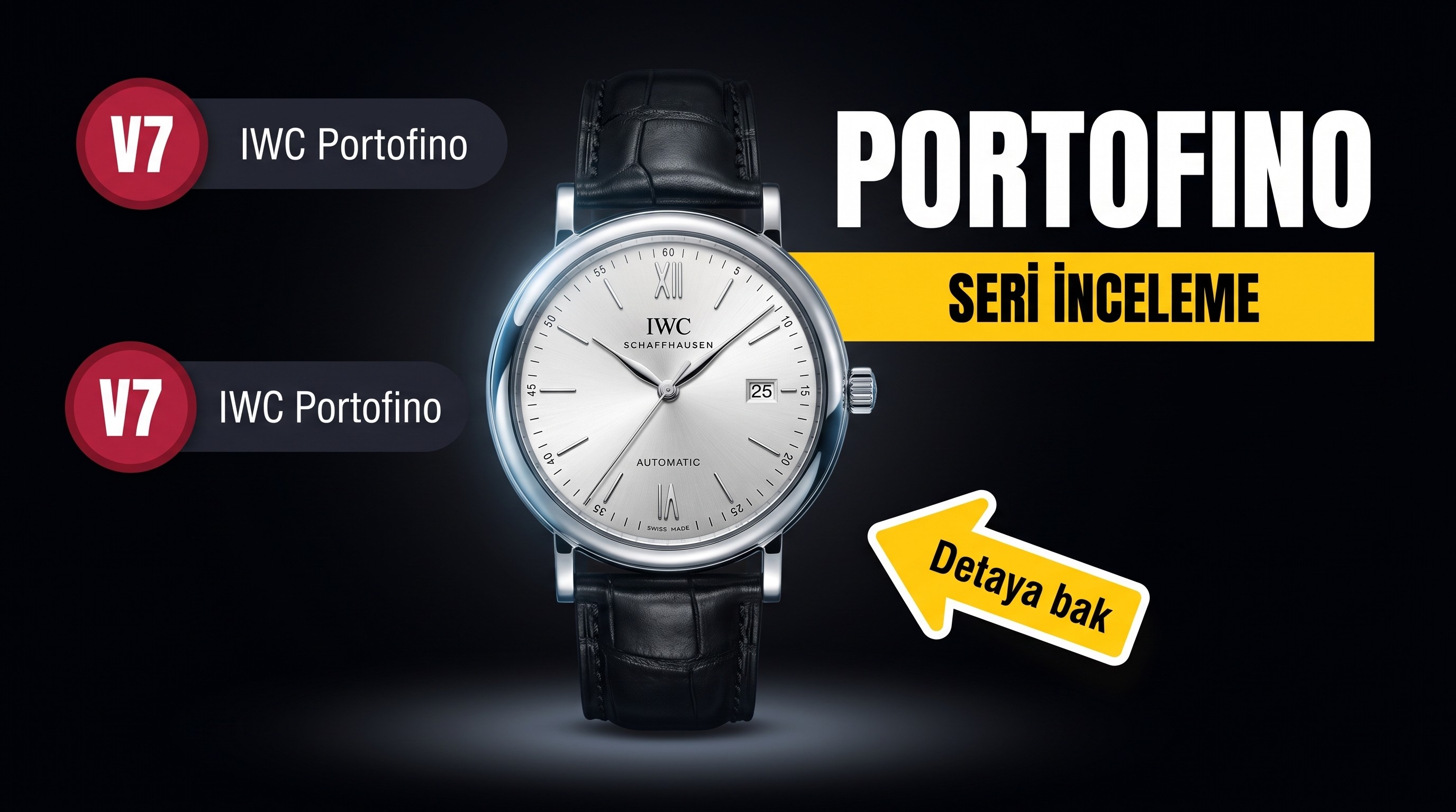 V7 Factory IWC Portofino Serisi Saat İncelemesi
