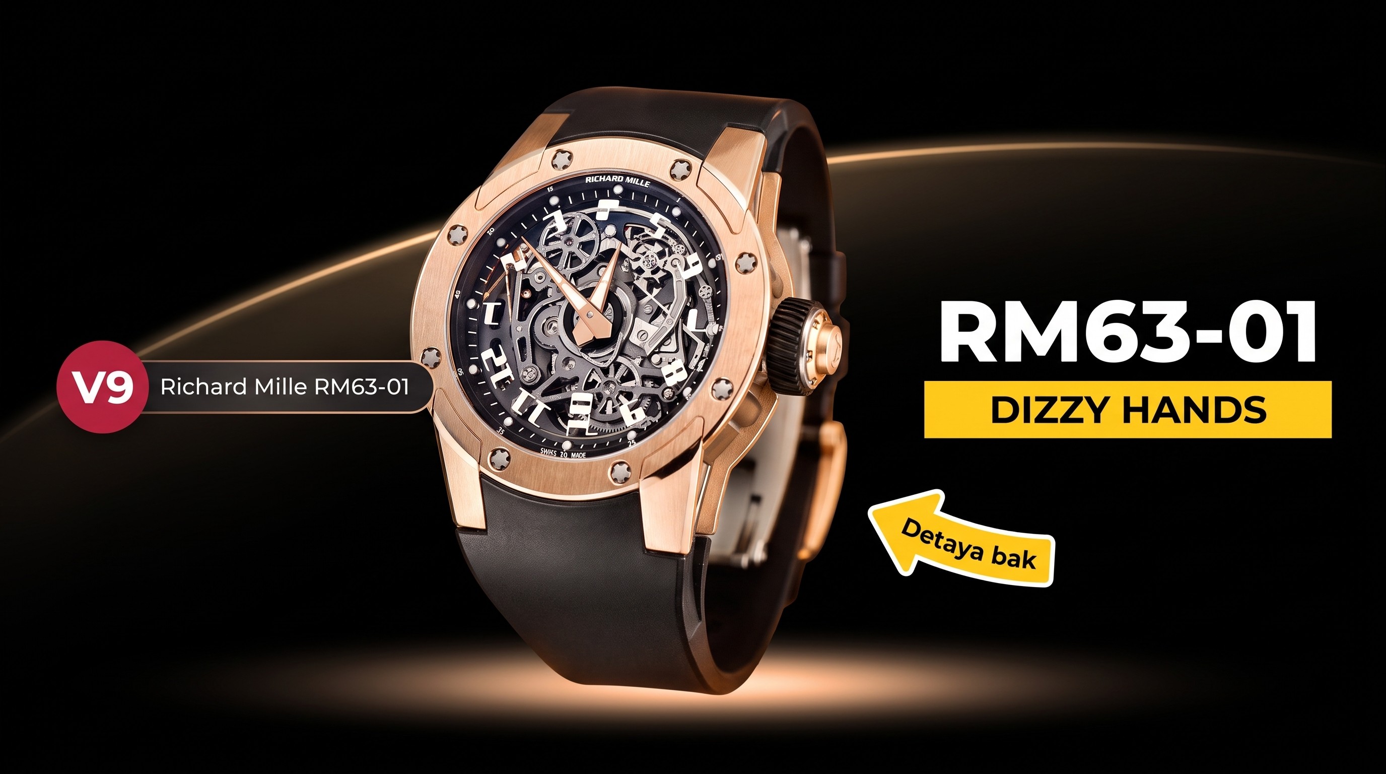 V9 Factory Richard Mille RM63-01 Dizzy Hands Detaylı İnceleme