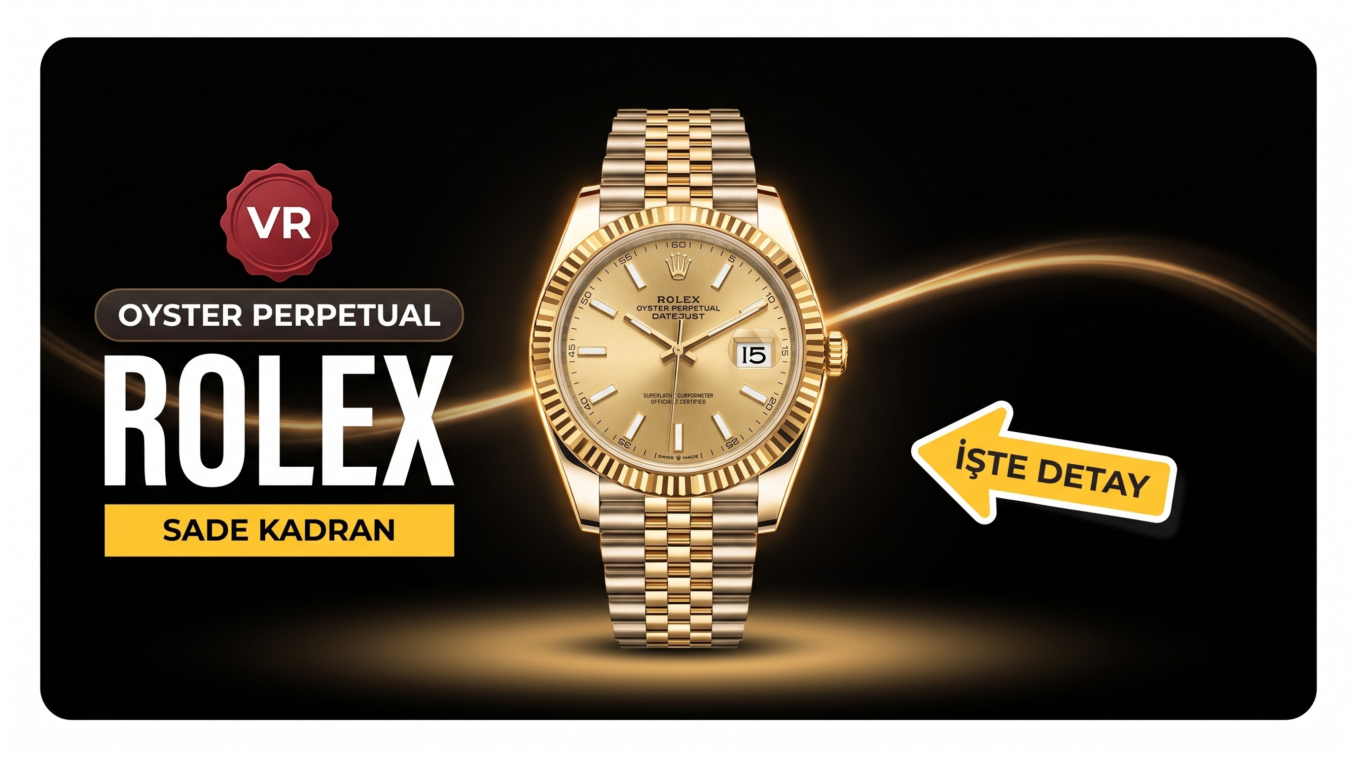 VR Factory Rolex Oyster Perpetual 41 MM Serisi V2 Yükseltilmiş Sürüm Kol Saati