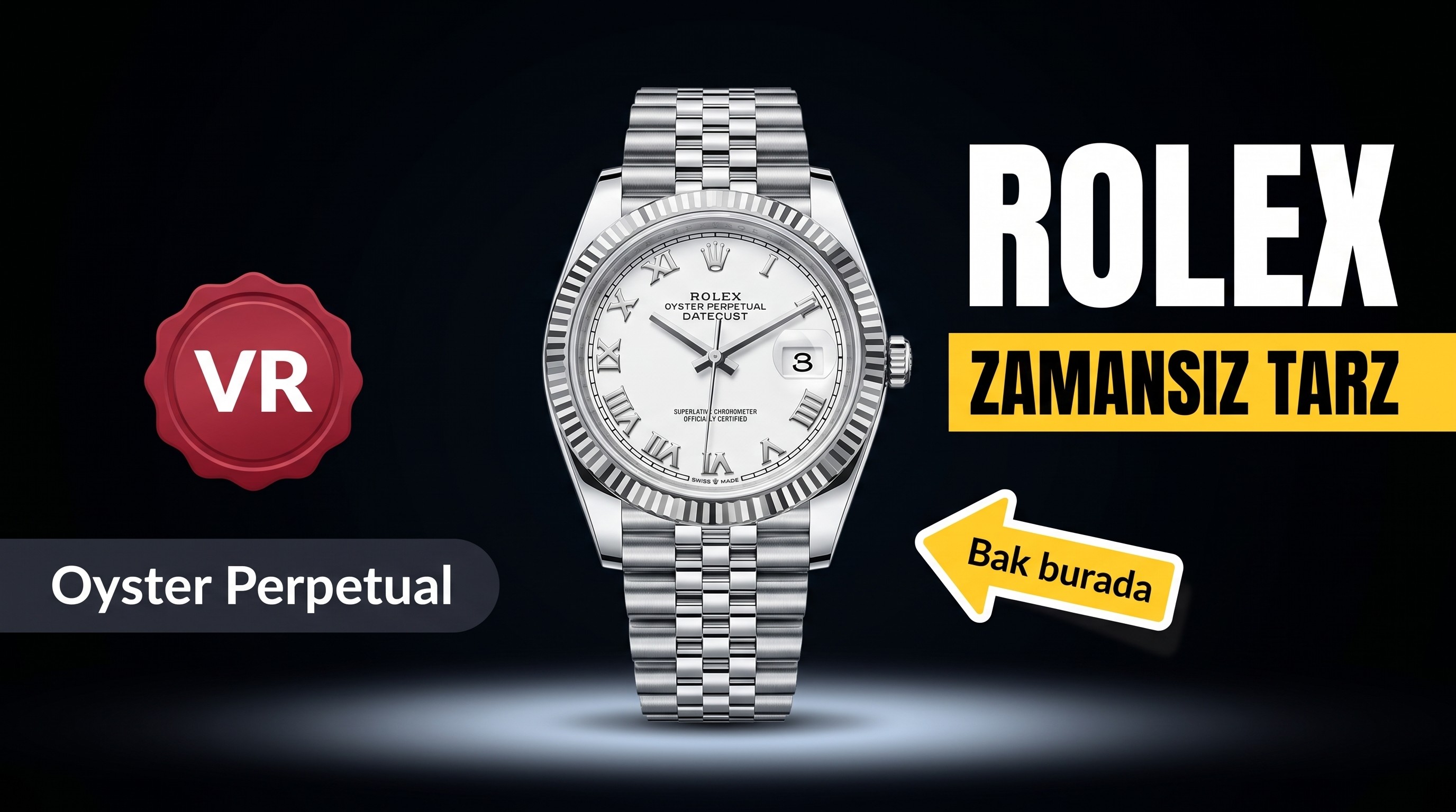 VR Factory Rolex Oyster Perpetual 41 MM Serisi V2 Yükseltilmiş Sürüm Kol Saati