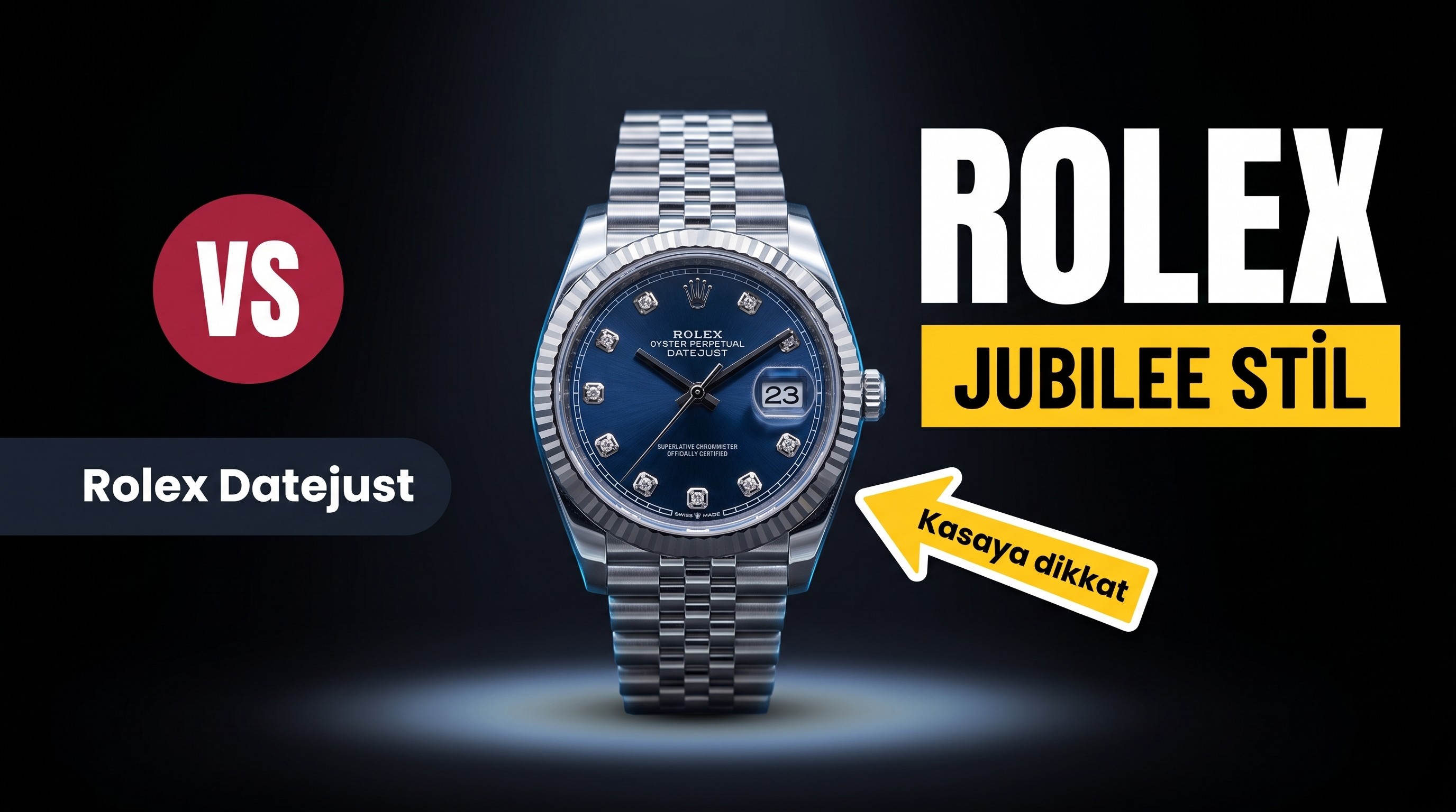 VS Fabrikası Rolex Datejust 41 MM Saat