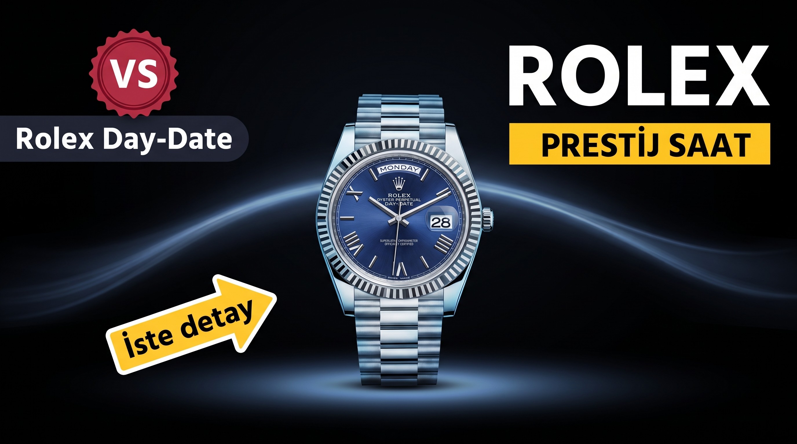VS Factory 2025 Öne Çıkan Öneri | Rolex Day-Date serisi kol saati, piyasanın en üst donanımlı versiyonu geliyor